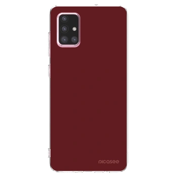 Picasee átlátszó szilikon tok az alábbi mobiltelefonokra Samsung Galaxy A71 A715F - Red Bliss