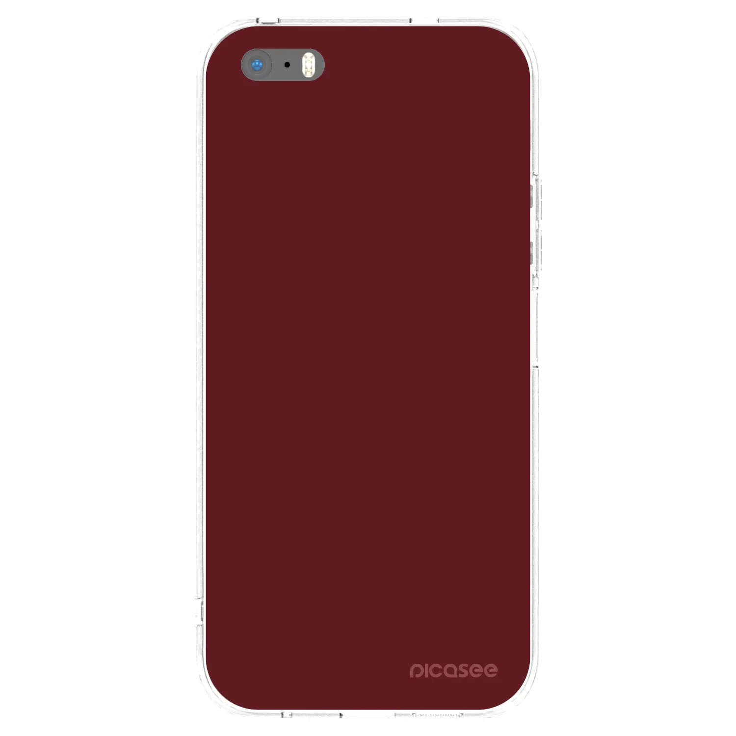 Picasee átlátszó szilikon tok az alábbi mobiltelefonokra Apple iPhone 6 Plus/6S Plus - Red Bliss