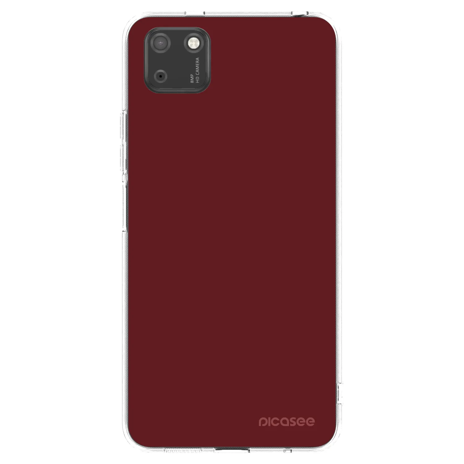 Picasee átlátszó szilikon tok az alábbi mobiltelefonokra Huawei Y5P - Red Bliss