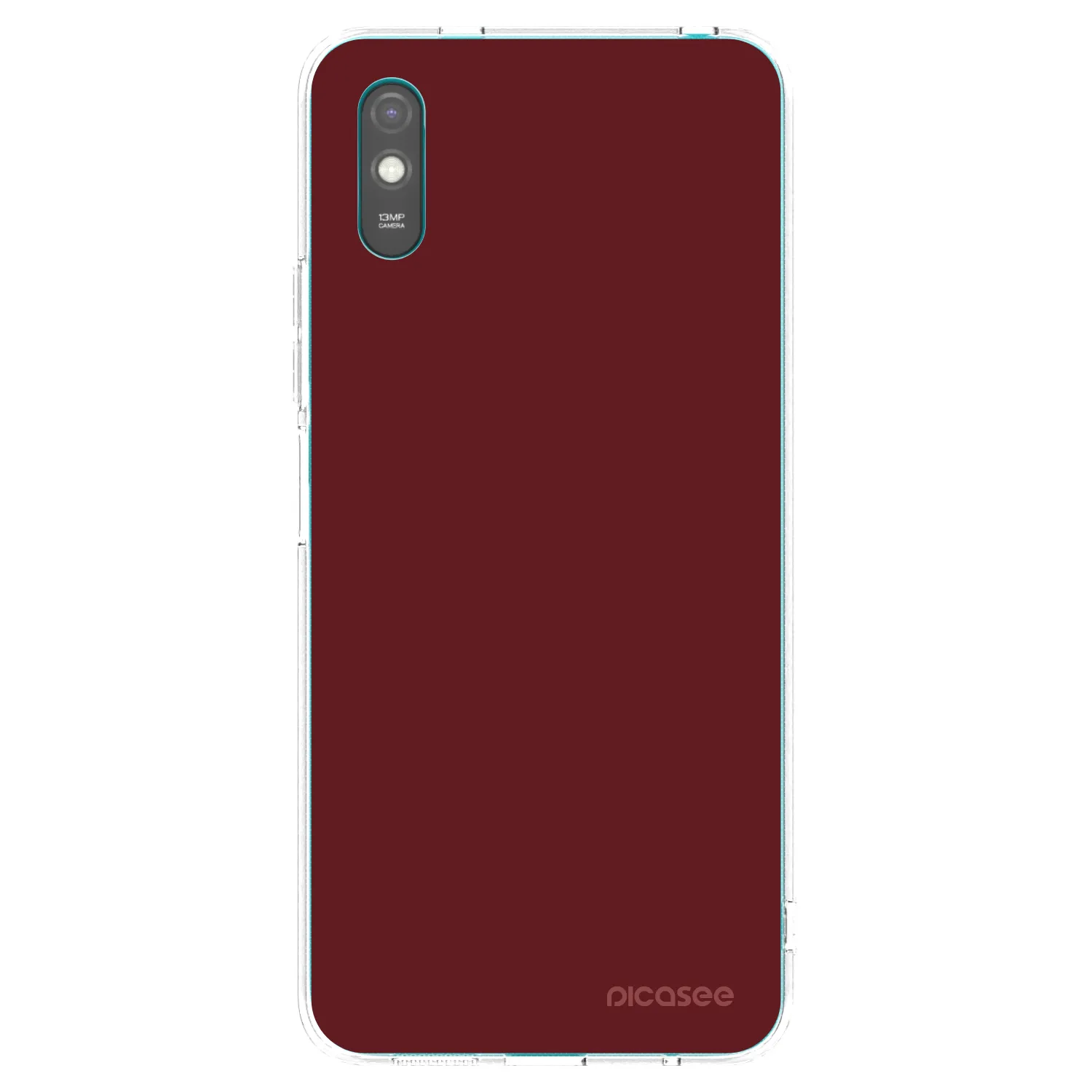 Picasee átlátszó szilikon tok az alábbi mobiltelefonokra Xiaomi Redmi 9A - Red Bliss