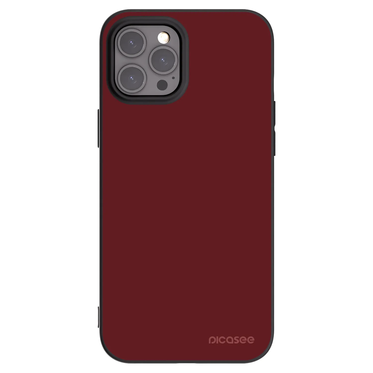 Picasee fekete szilikon tok az alábbi mobiltelefonokra Apple iPhone 12 Pro Max - Red Bliss