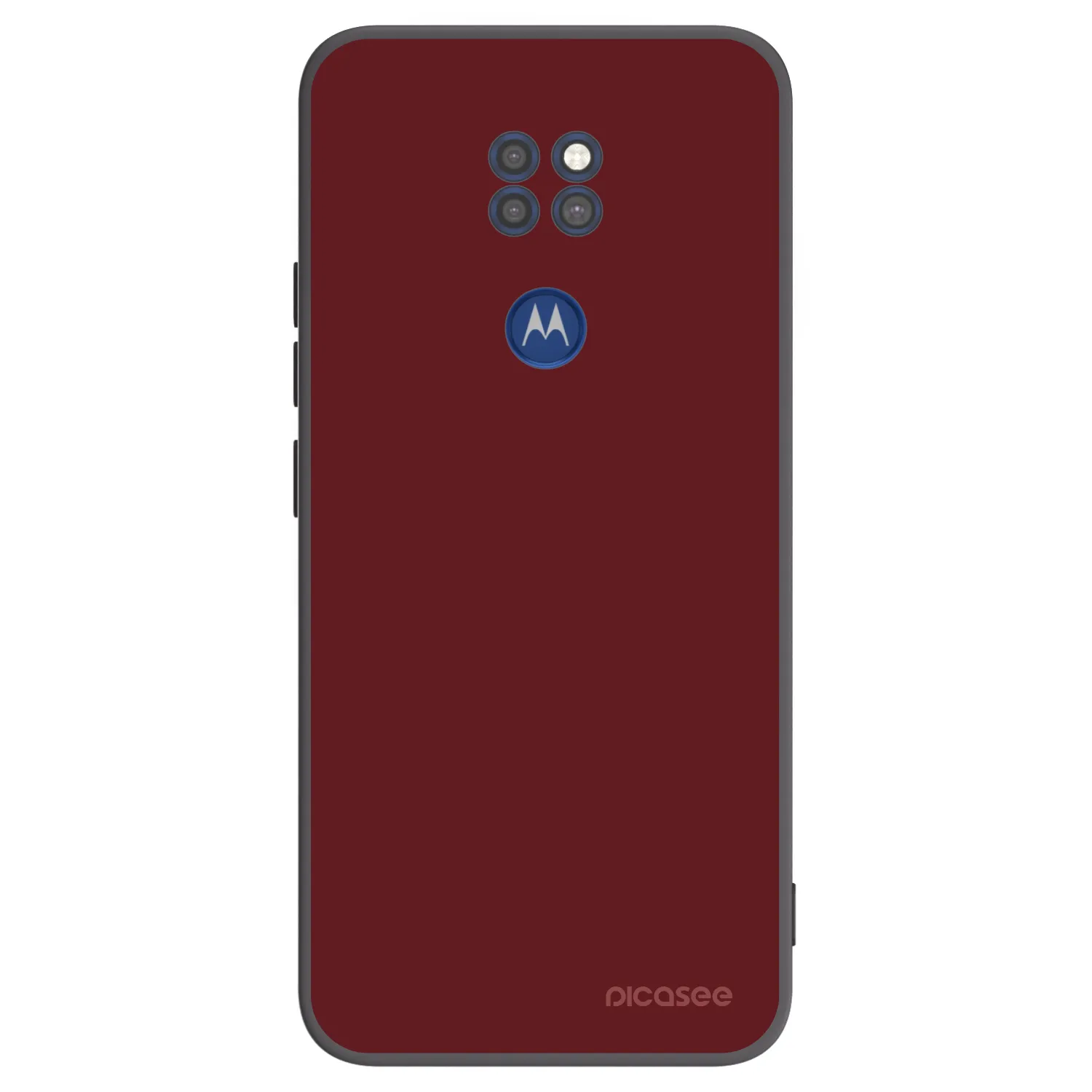 Picasee fekete szilikon tok az alábbi mobiltelefonokra Motorola Moto G9 Play - Red Bliss