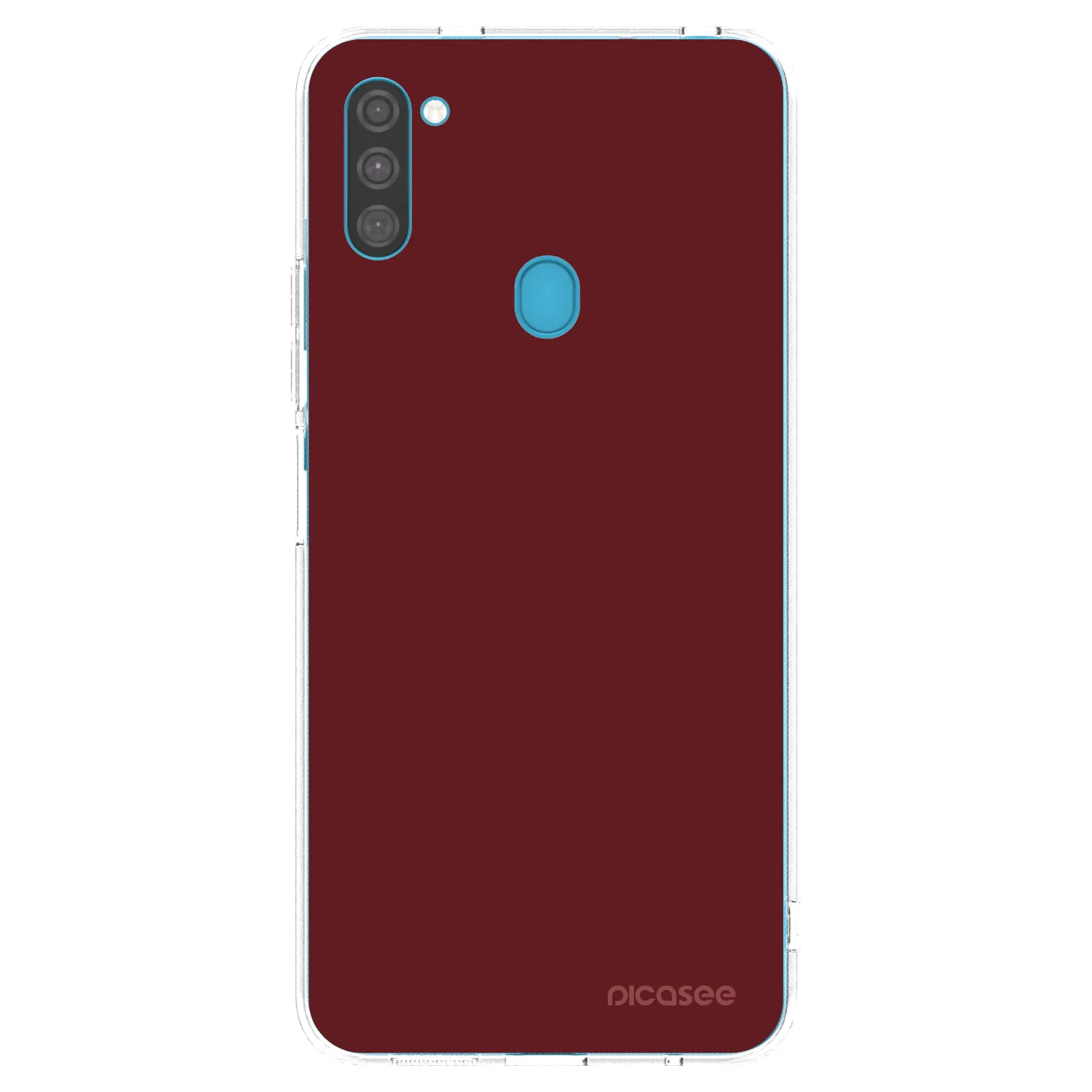 Picasee átlátszó szilikon tok az alábbi mobiltelefonokra Samsung Galaxy M11 - Red Bliss