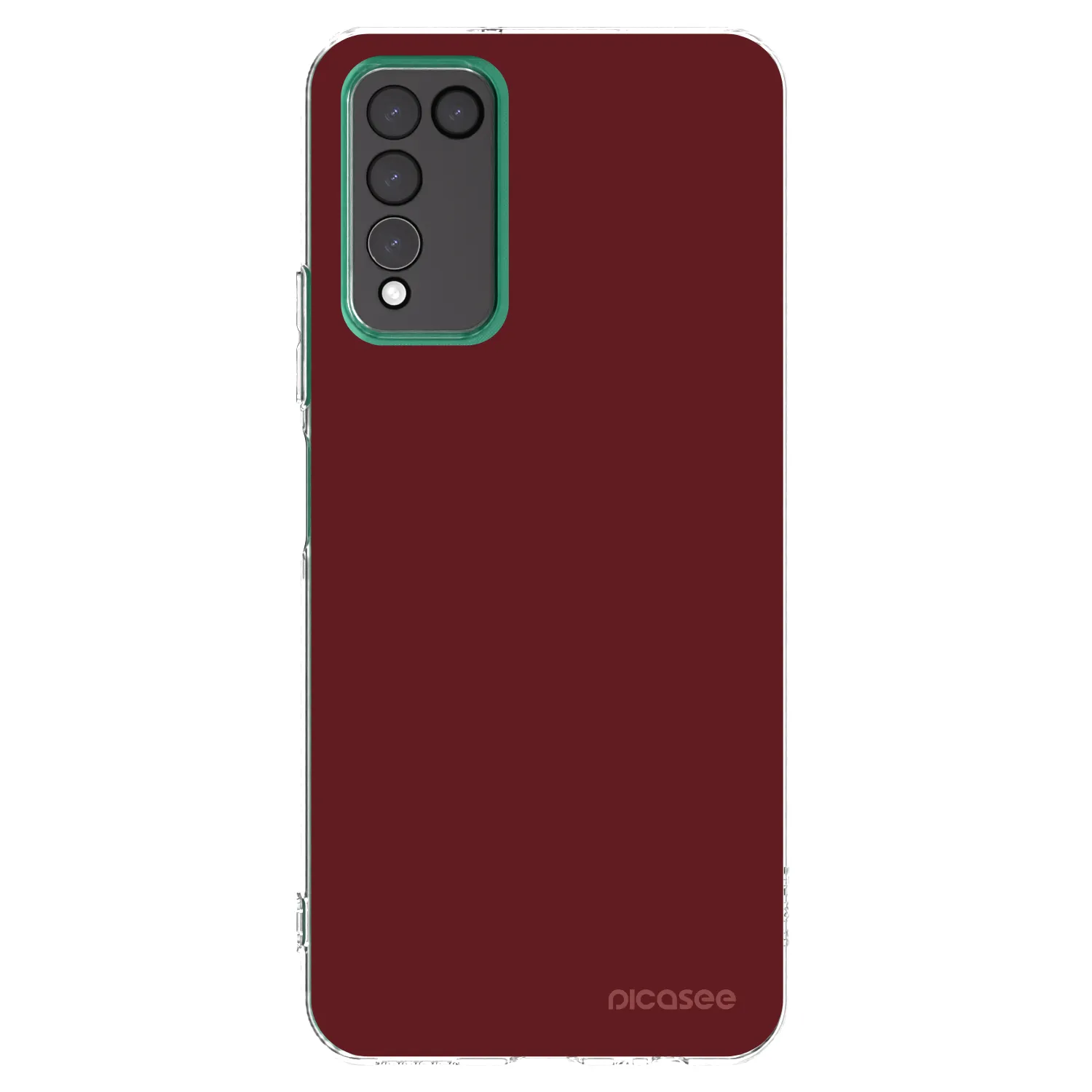 Picasee átlátszó szilikon tok az alábbi mobiltelefonokra Honor 10X Lite - Red Bliss