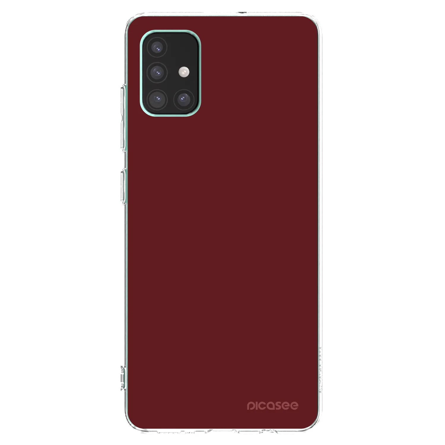 Picasee átlátszó szilikon tok az alábbi mobiltelefonokra Samsung Galaxy M51 M515F - Red Bliss