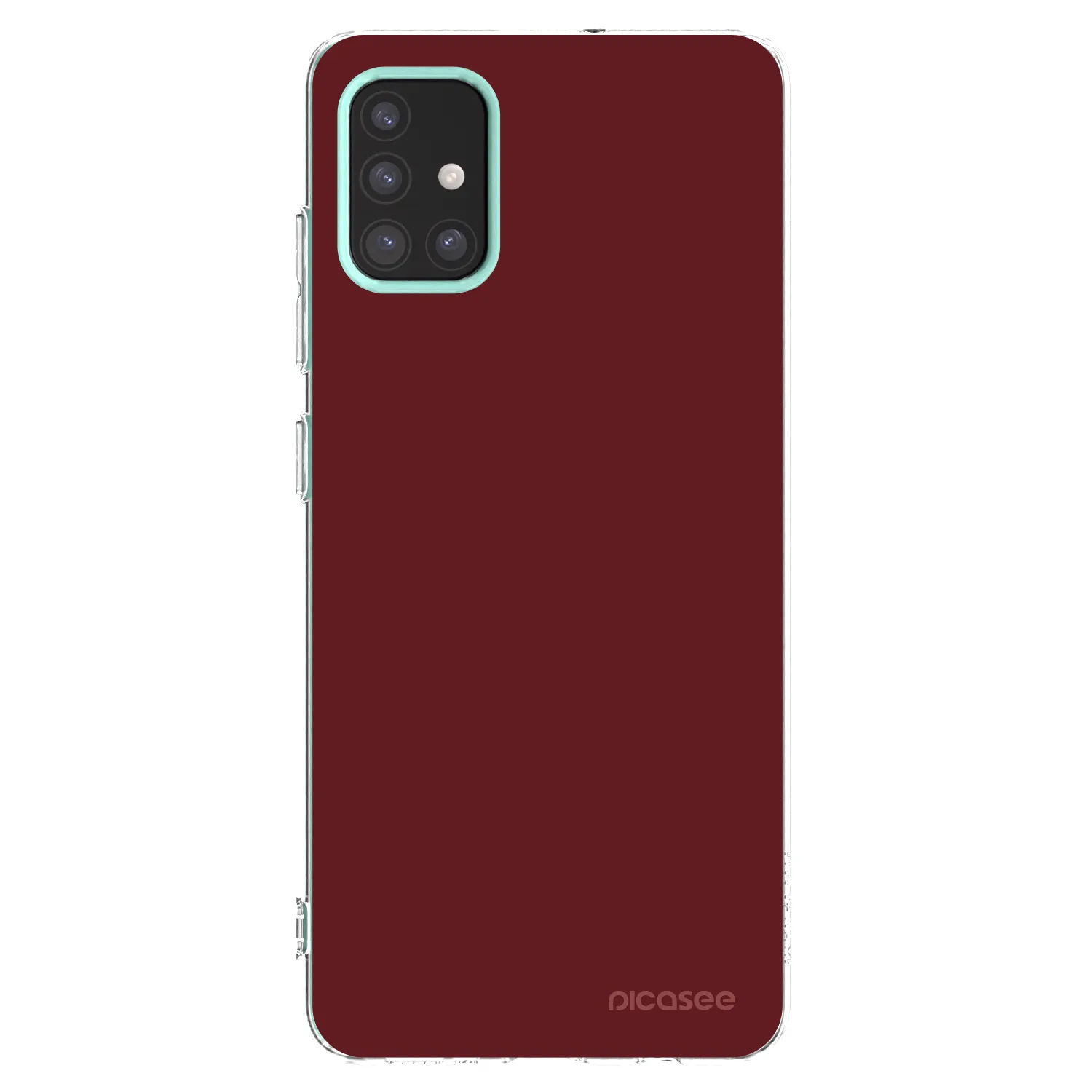 Picasee átlátszó szilikon tok az alábbi mobiltelefonokra Samsung Galaxy M31s - Red Bliss