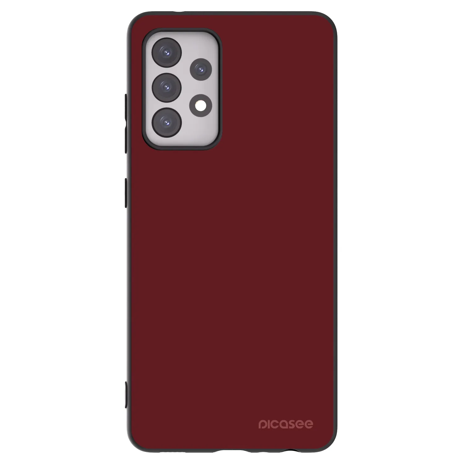 Picasee fekete szilikon tok az alábbi mobiltelefonokra Samsung Galaxy A52 5G A525F - Red Bliss