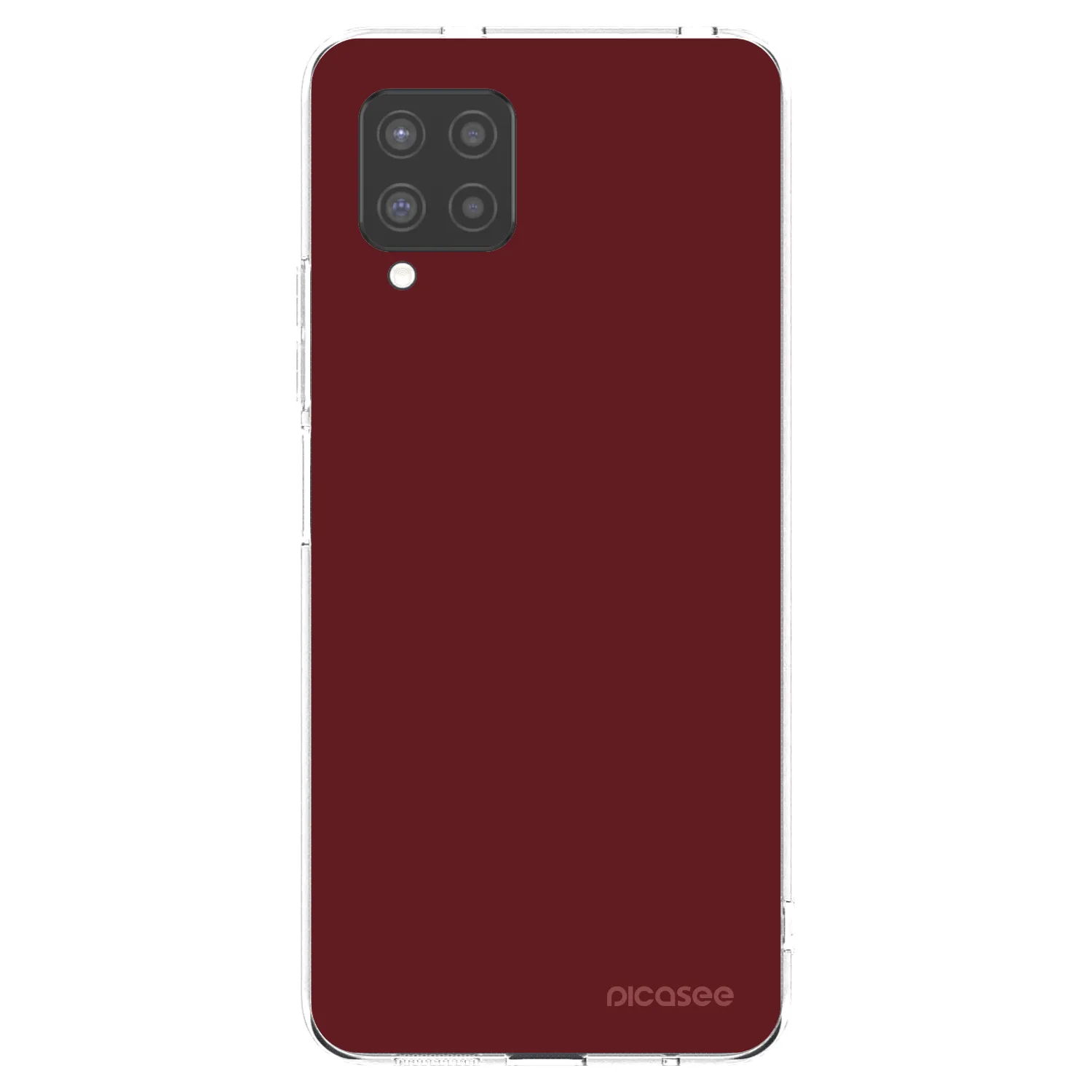 Picasee átlátszó szilikon tok az alábbi mobiltelefonokra Samsung Galaxy A42 A426B - Red Bliss