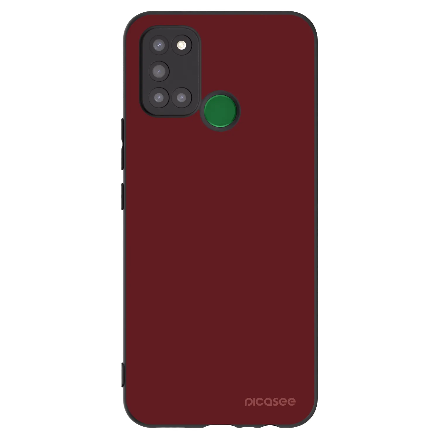 Picasee fekete szilikon tok az alábbi mobiltelefonokra Realme 7i - Red Bliss