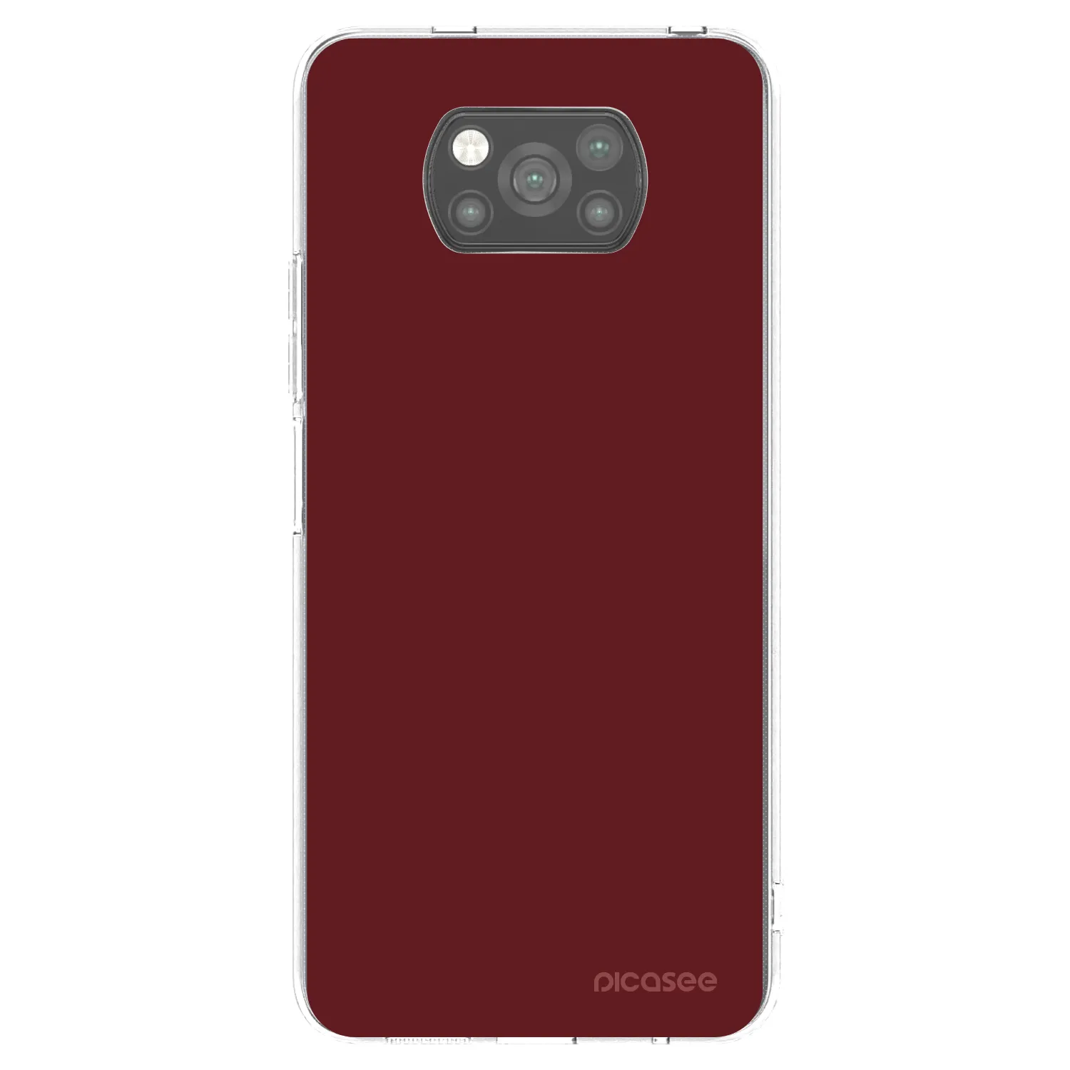 Picasee fekete szilikon tok az alábbi mobiltelefonokra Xiaomi Poco X3 Pro - Red Bliss