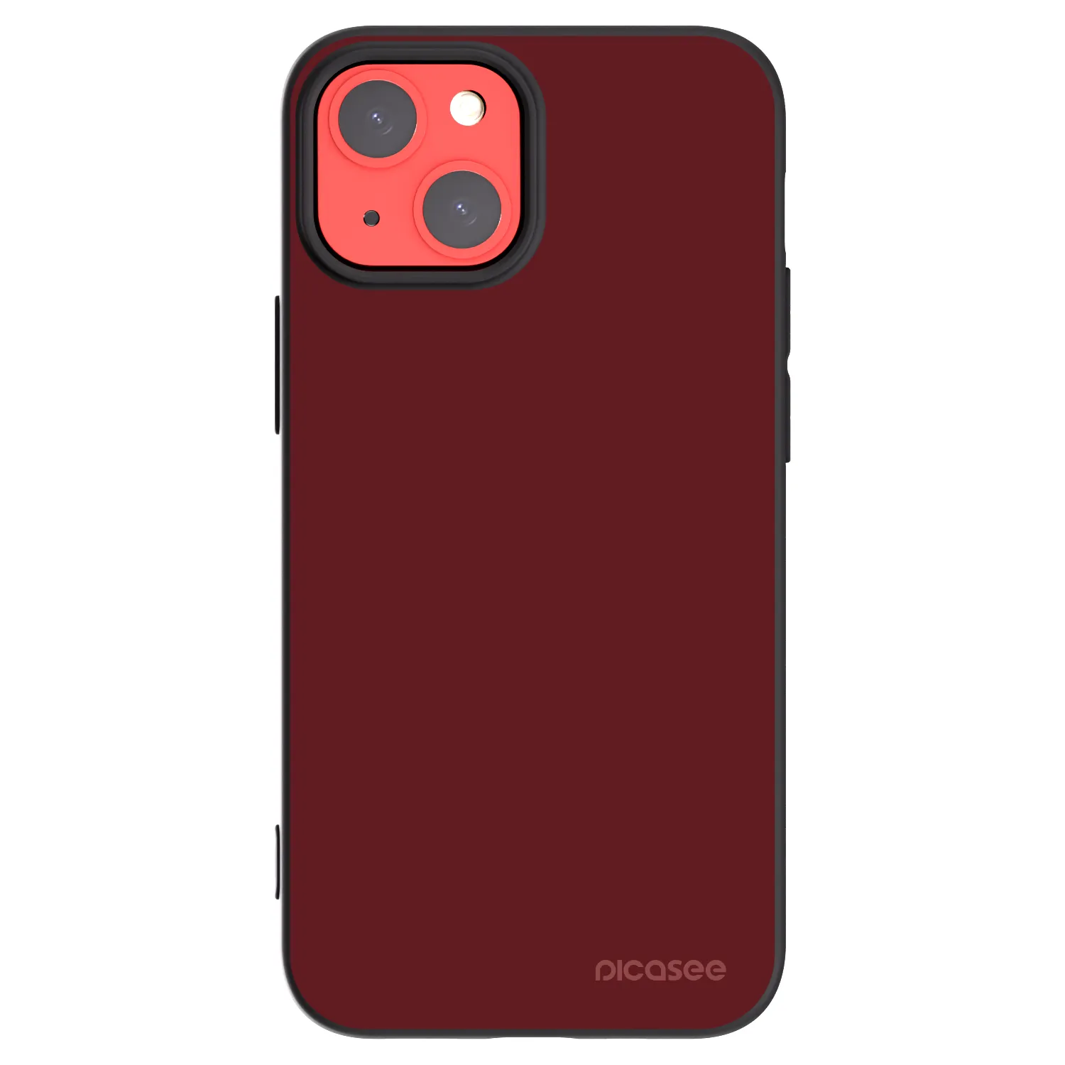 Picasee fekete szilikon tok az alábbi mobiltelefonokra Apple iPhone 13 mini - Red Bliss