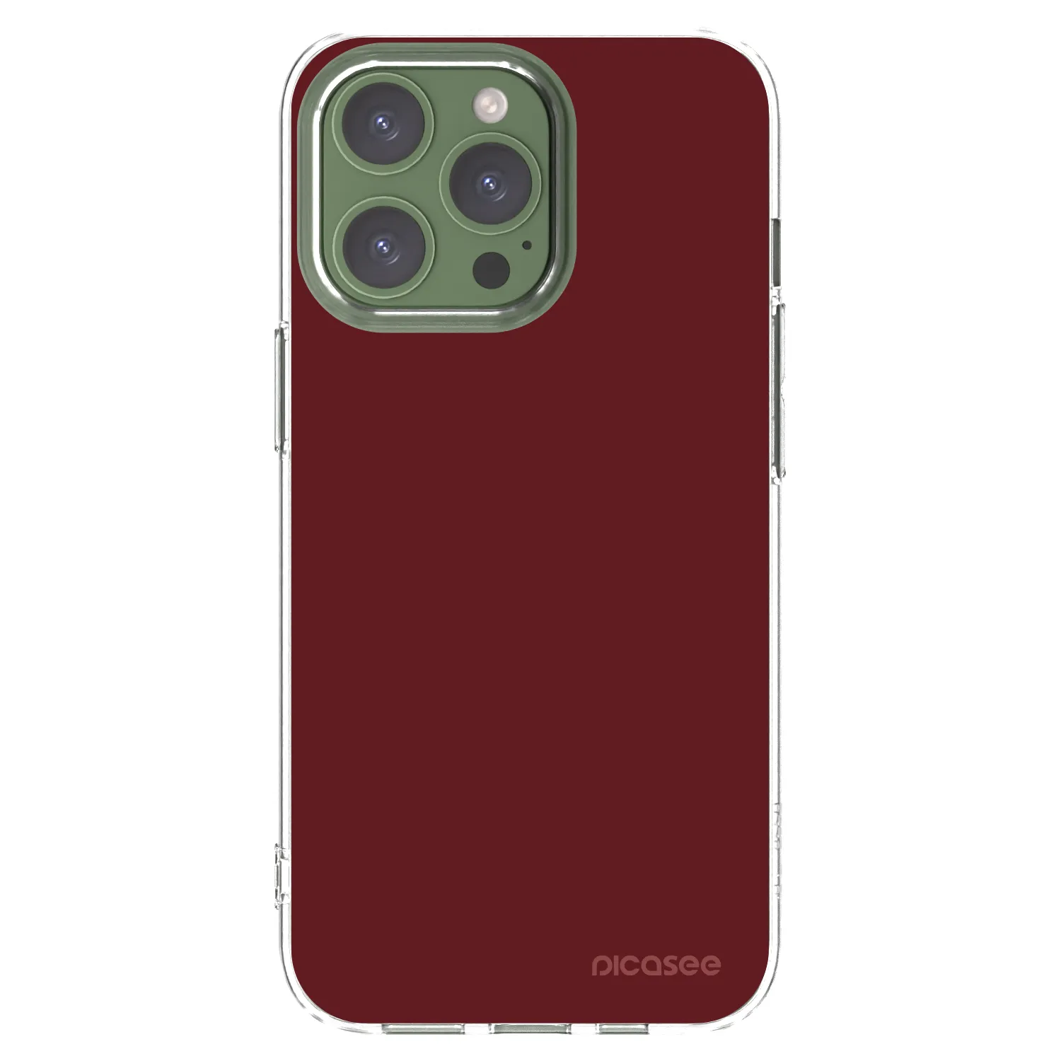 Picasee átlátszó szilikon tok az alábbi mobiltelefonokra Apple iPhone 13 Pro - Red Bliss