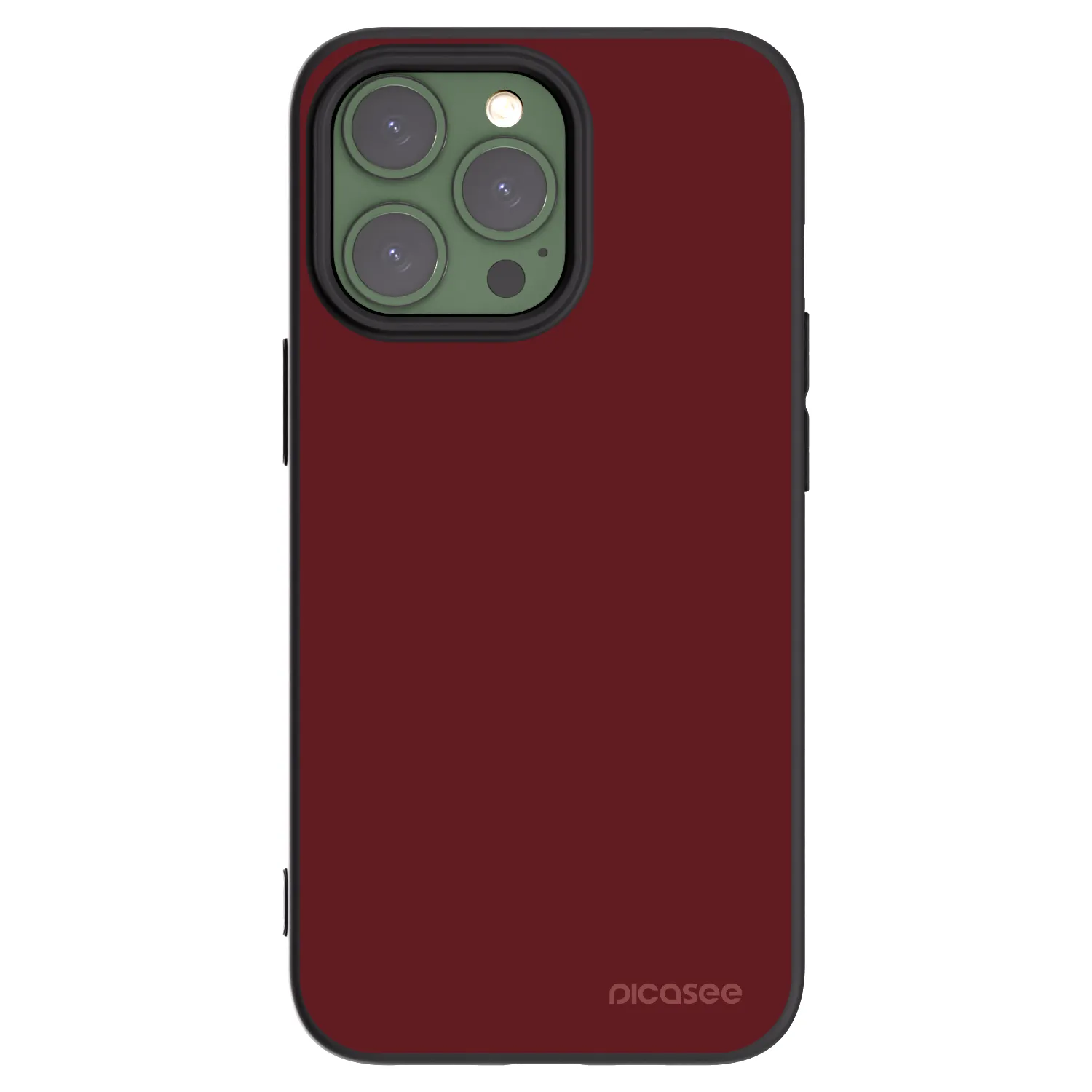 Picasee fekete szilikon tok az alábbi mobiltelefonokra Apple iPhone 13 Pro - Red Bliss