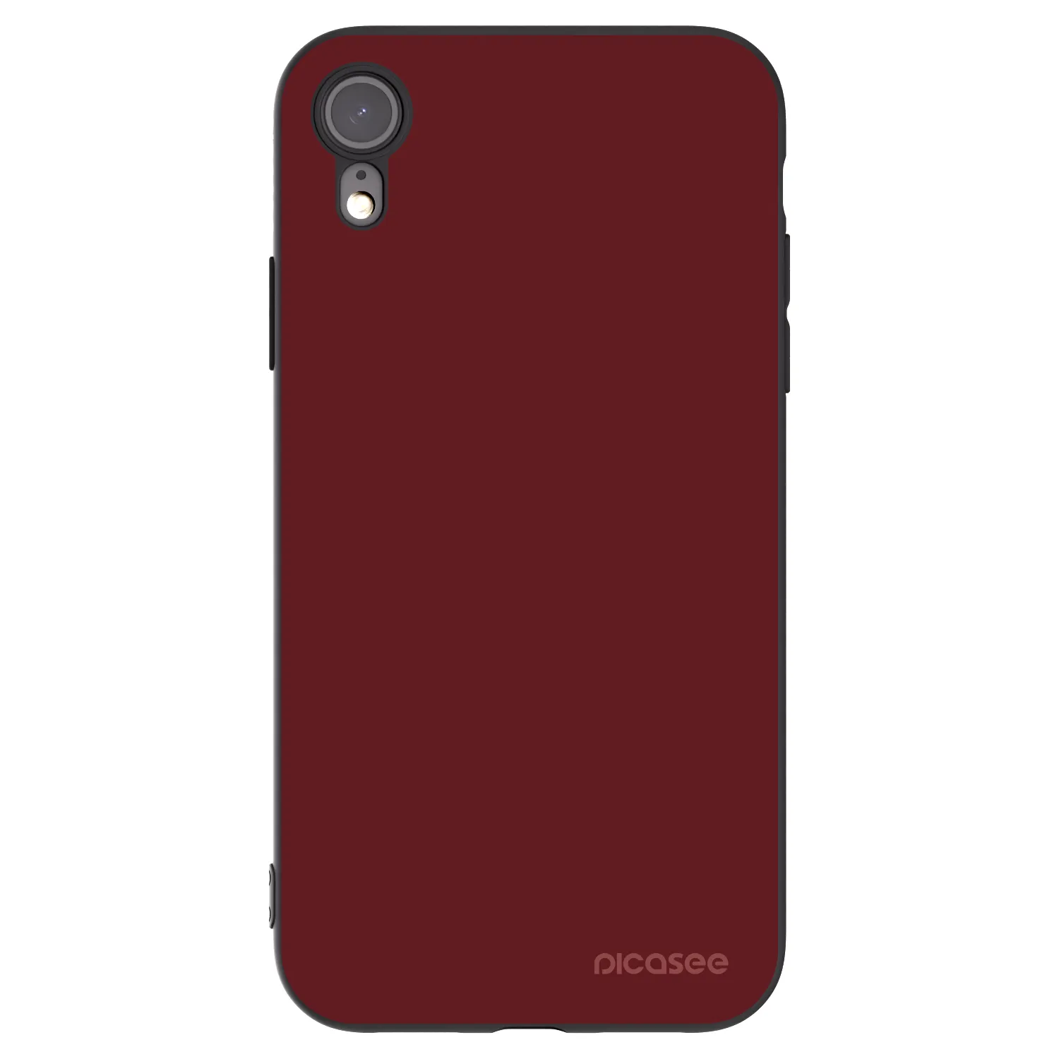 Picasee fekete szilikon tok az alábbi mobiltelefonokra Apple iPhone XR - Red Bliss