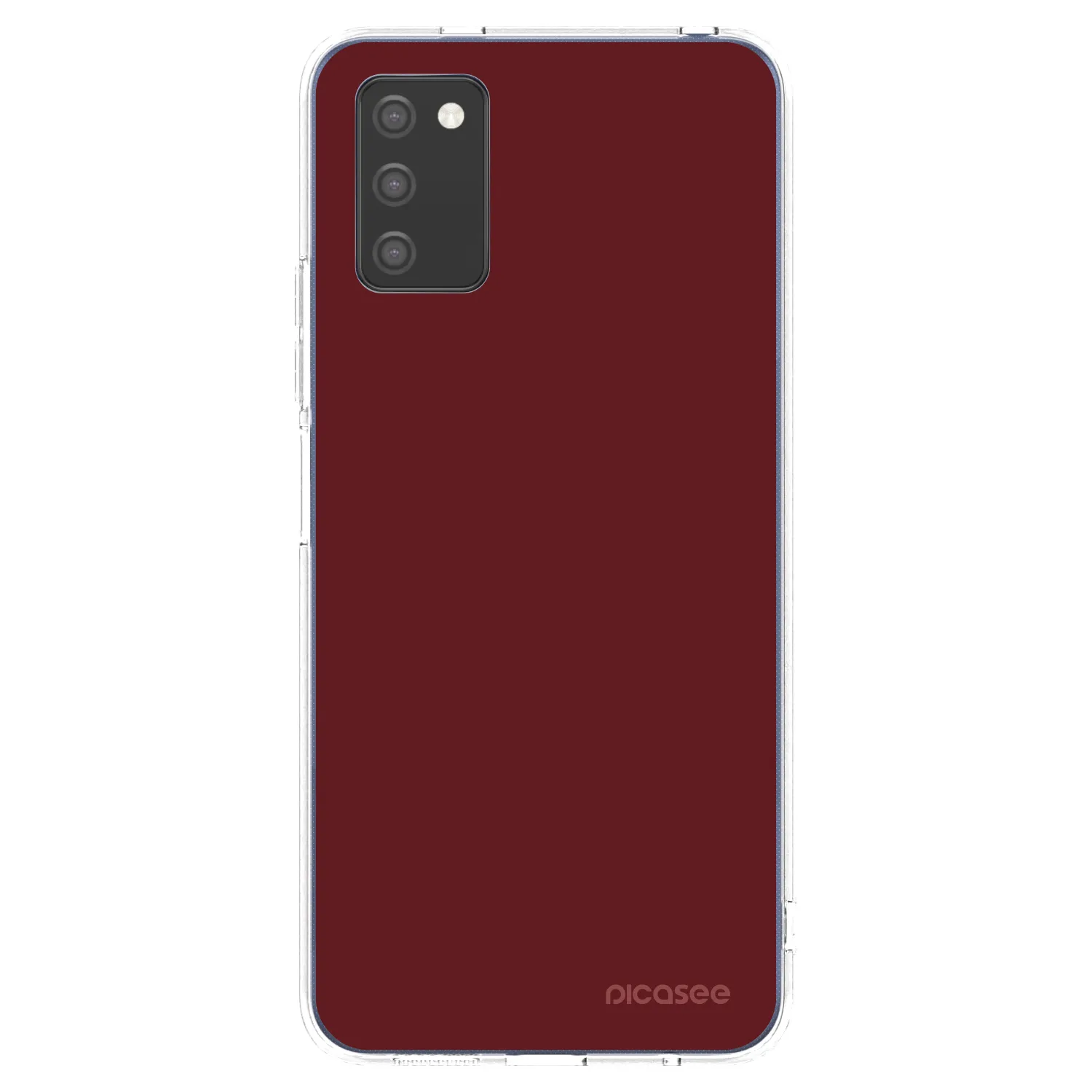 Picasee átlátszó szilikon tok az alábbi mobiltelefonokra Samsung Galaxy A02s A025G - Red Bliss