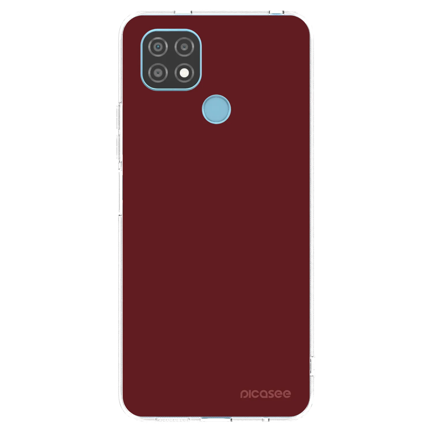 Picasee átlátszó szilikon tok az alábbi mobiltelefonokra Realme C21 - Red Bliss