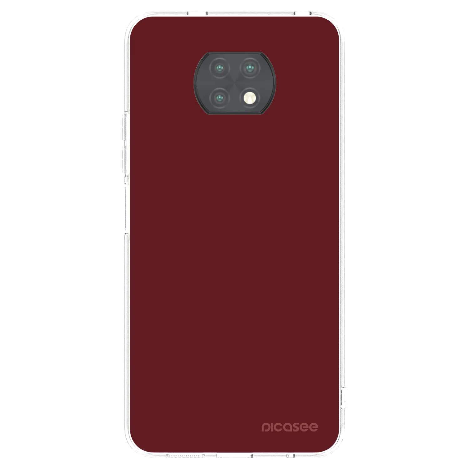 Picasee átlátszó szilikon tok az alábbi mobiltelefonokra Xiaomi Redmi Note 9T - Red Bliss