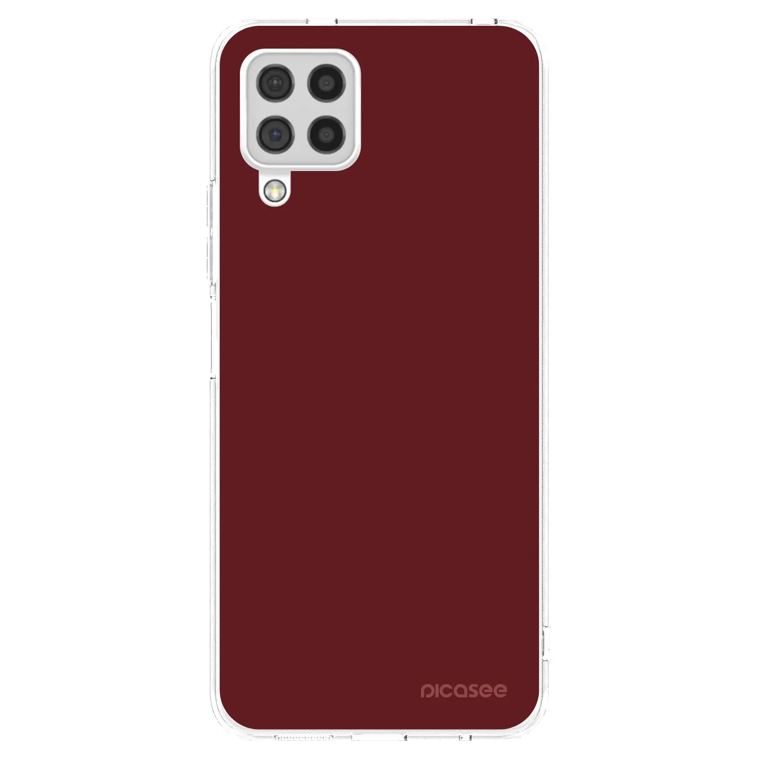 Picasee átlátszó szilikon tok az alábbi mobiltelefonokra Samsung Galaxy A22 A225F 4G - Red Bliss