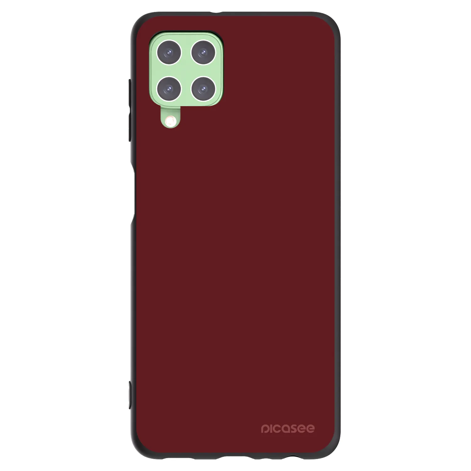 Picasee fekete szilikon tok az alábbi mobiltelefonokra Samsung Galaxy A22 A225F 4G - Red Bliss