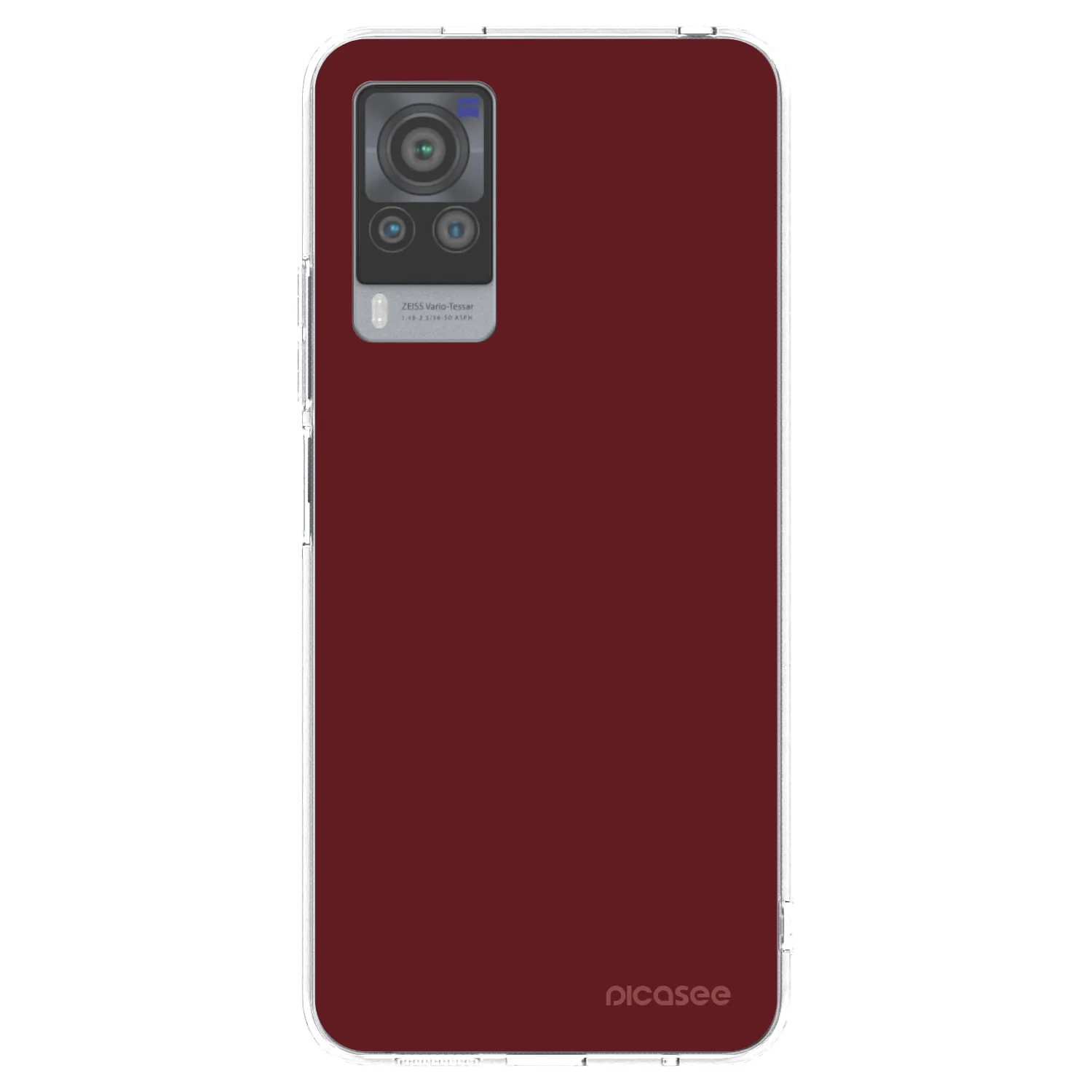 Picasee átlátszó szilikon tok az alábbi mobiltelefonokra Vivo X60 Pro 5G - Red Bliss
