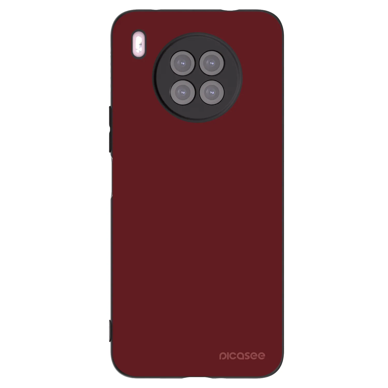 Picasee fekete szilikon tok az alábbi mobiltelefonokra Huawei Nova 8i - Red Bliss