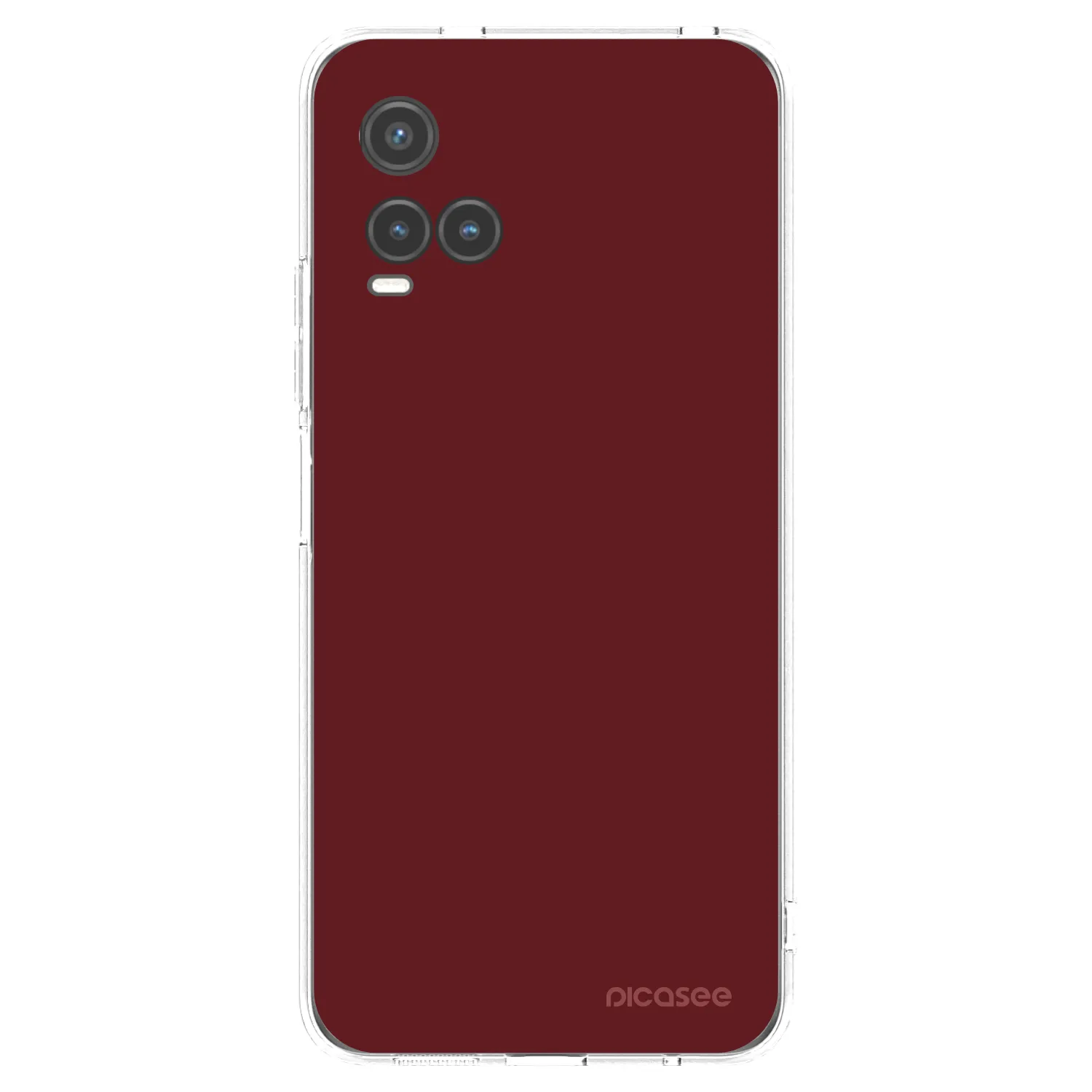 Picasee átlátszó szilikon tok az alábbi mobiltelefonokra Vivo Y33s - Red Bliss