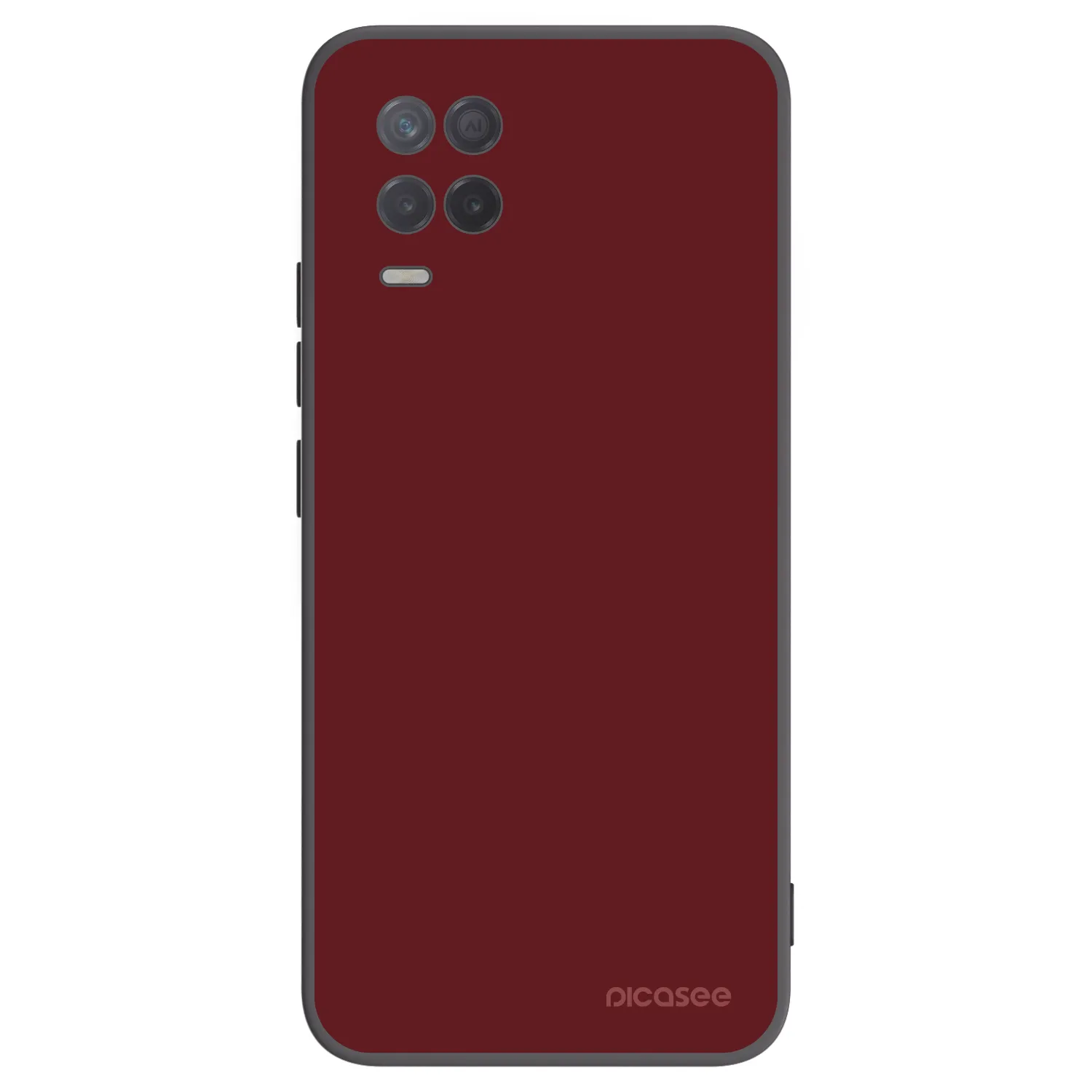 Picasee fekete szilikon tok az alábbi mobiltelefonokra Realme 8 5G - Red Bliss