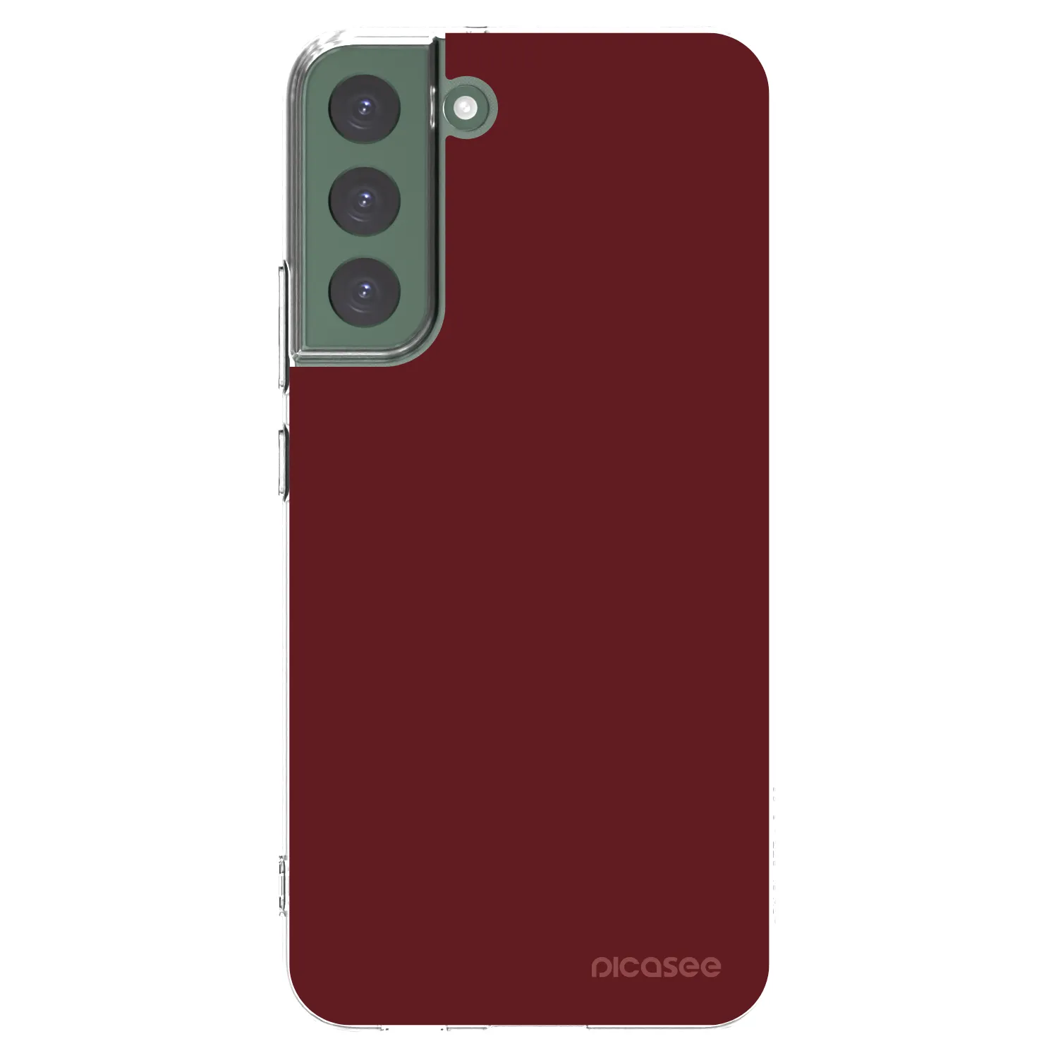 Picasee átlátszó szilikon tok az alábbi mobiltelefonokra Samsung Galaxy S22+ 5G - Red Bliss