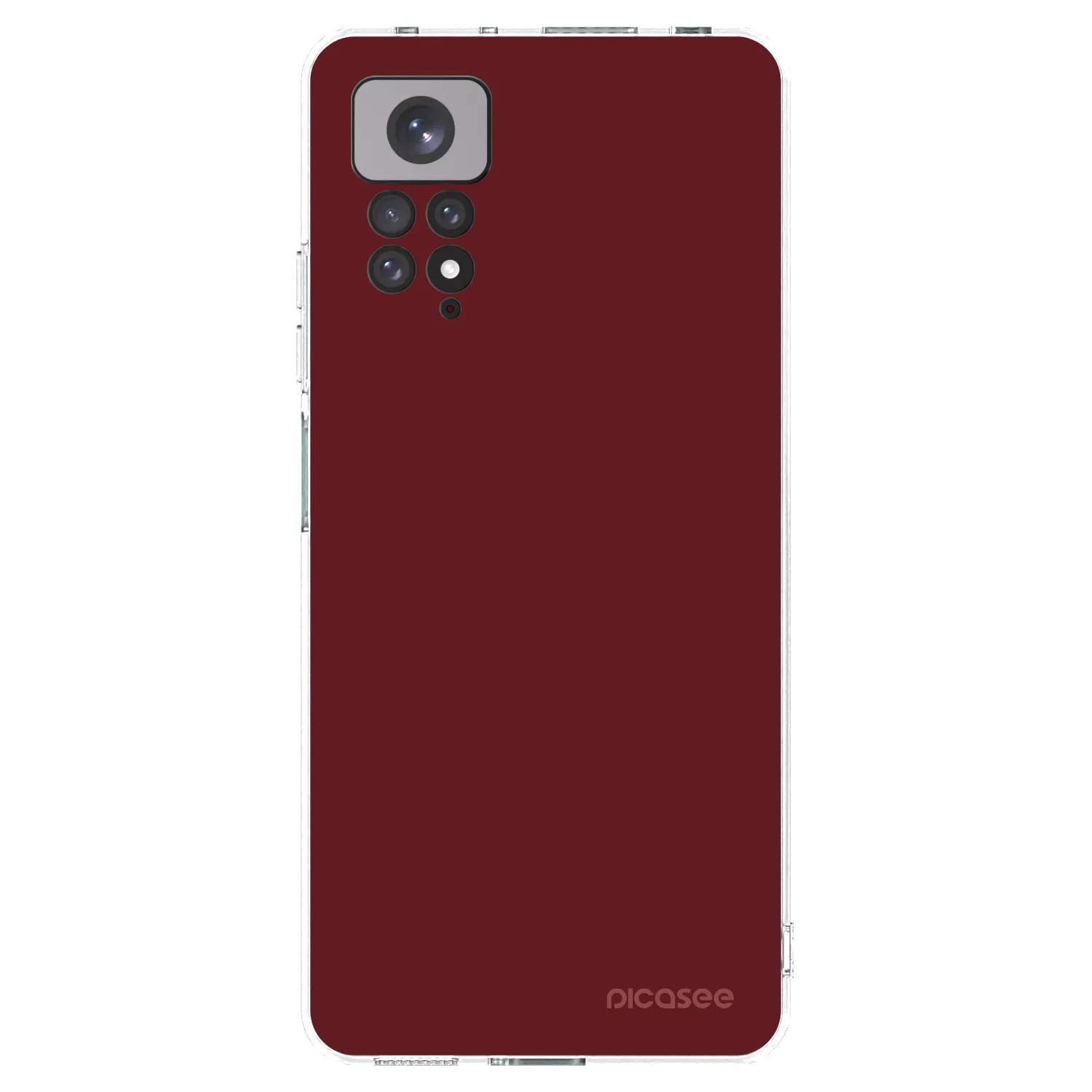 Picasee átlátszó szilikon tok az alábbi mobiltelefonokra Xiaomi Redmi Note 11S 4G - Red Bliss