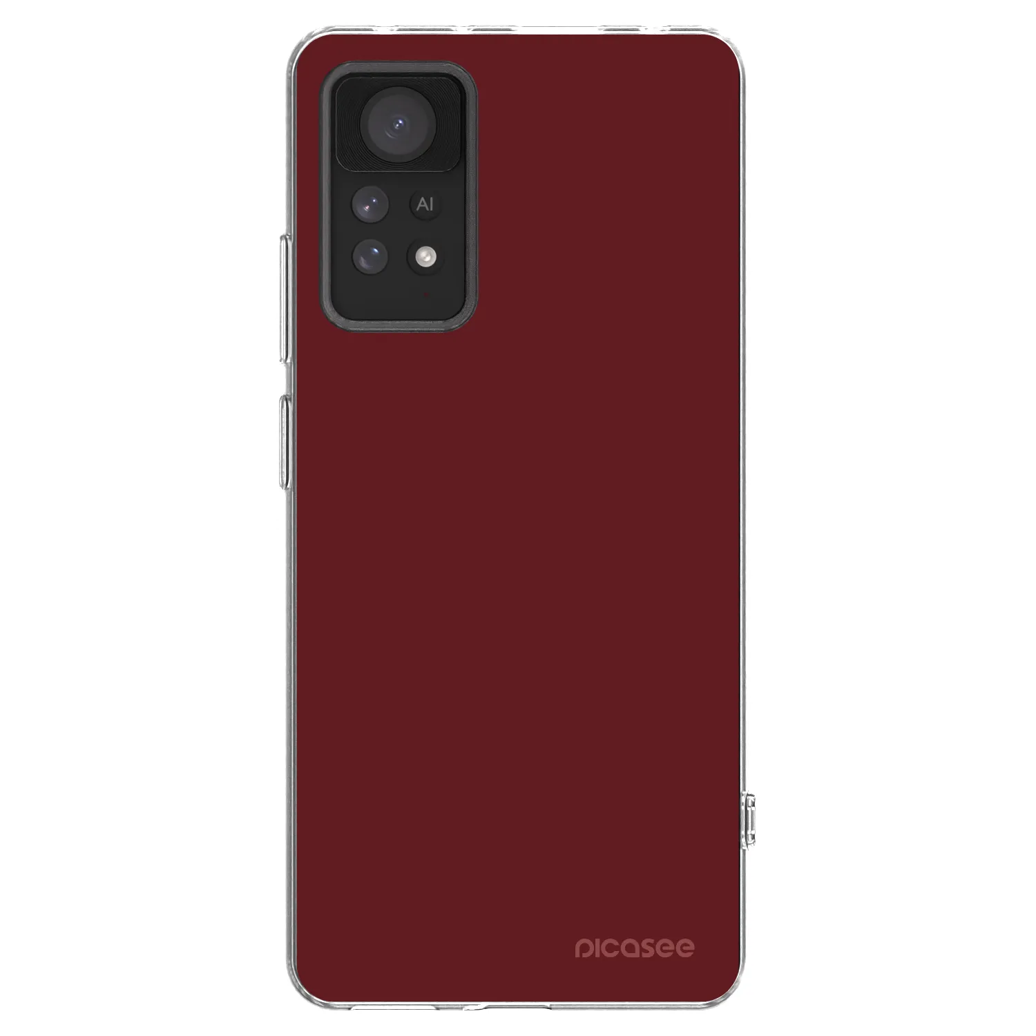 Picasee átlátszó szilikon tok az alábbi mobiltelefonokra Xiaomi Redmi Note 11 Pro - Red Bliss