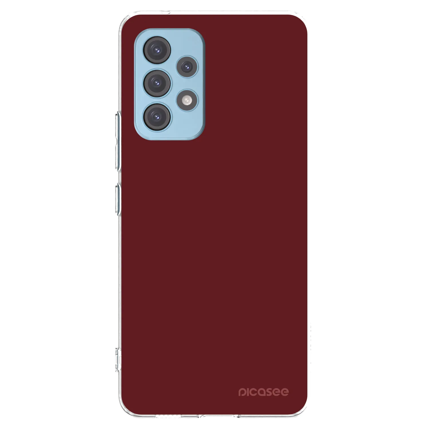 Picasee átlátszó szilikon tok az alábbi mobiltelefonokra Samsung Galaxy A53 5G A536 - Red Bliss