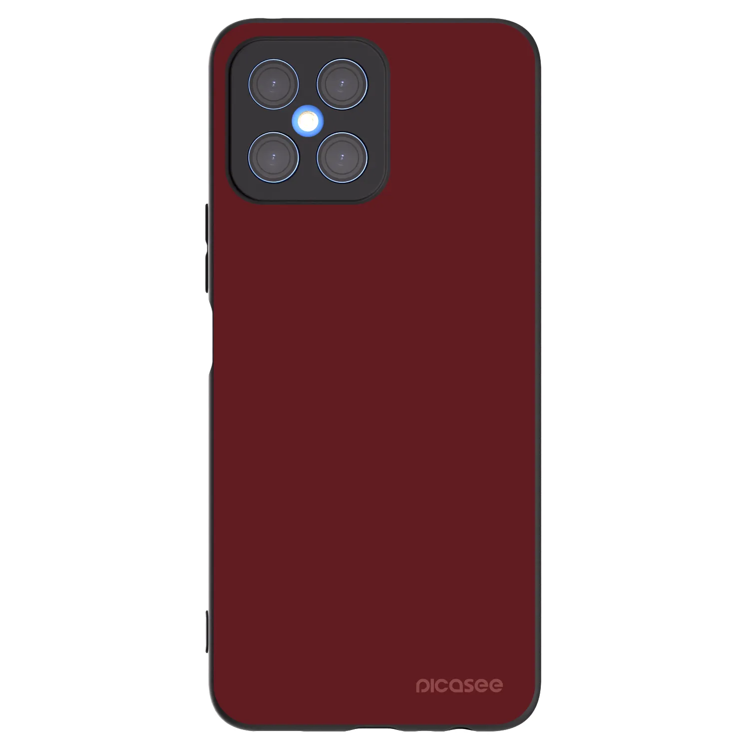 Picasee fekete szilikon tok az alábbi mobiltelefonokra Honor X8 4G - Red Bliss