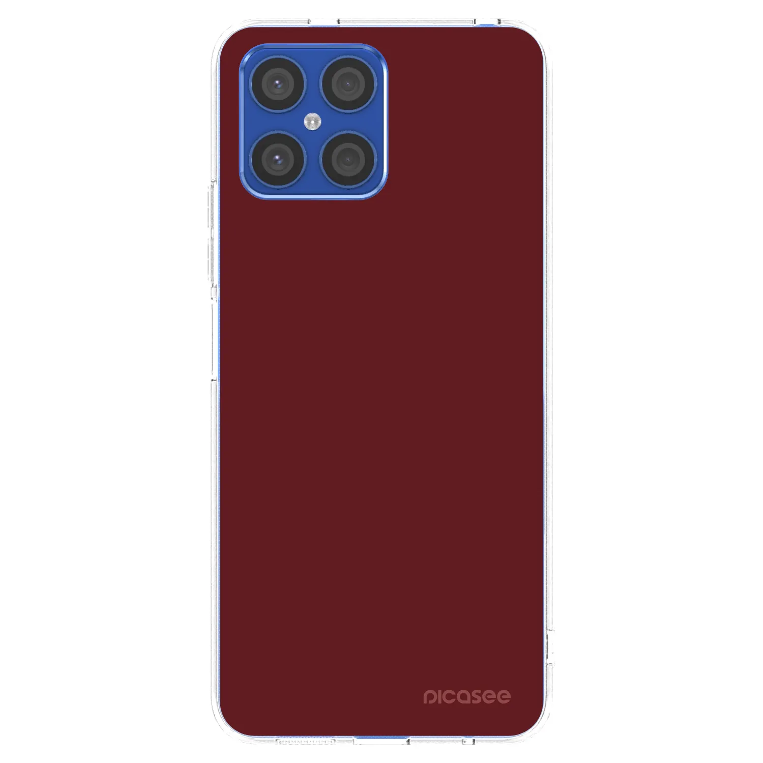 Picasee átlátszó szilikon tok az alábbi mobiltelefonokra Honor X8 4G - Red Bliss
