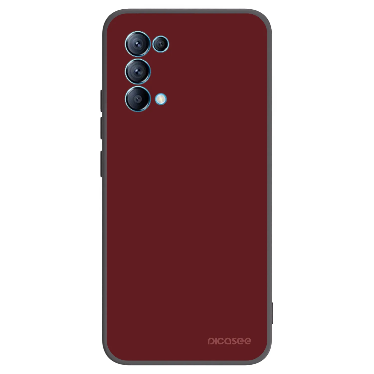 Picasee fekete szilikon tok az alábbi mobiltelefonokra OPPO A16s - Red Bliss