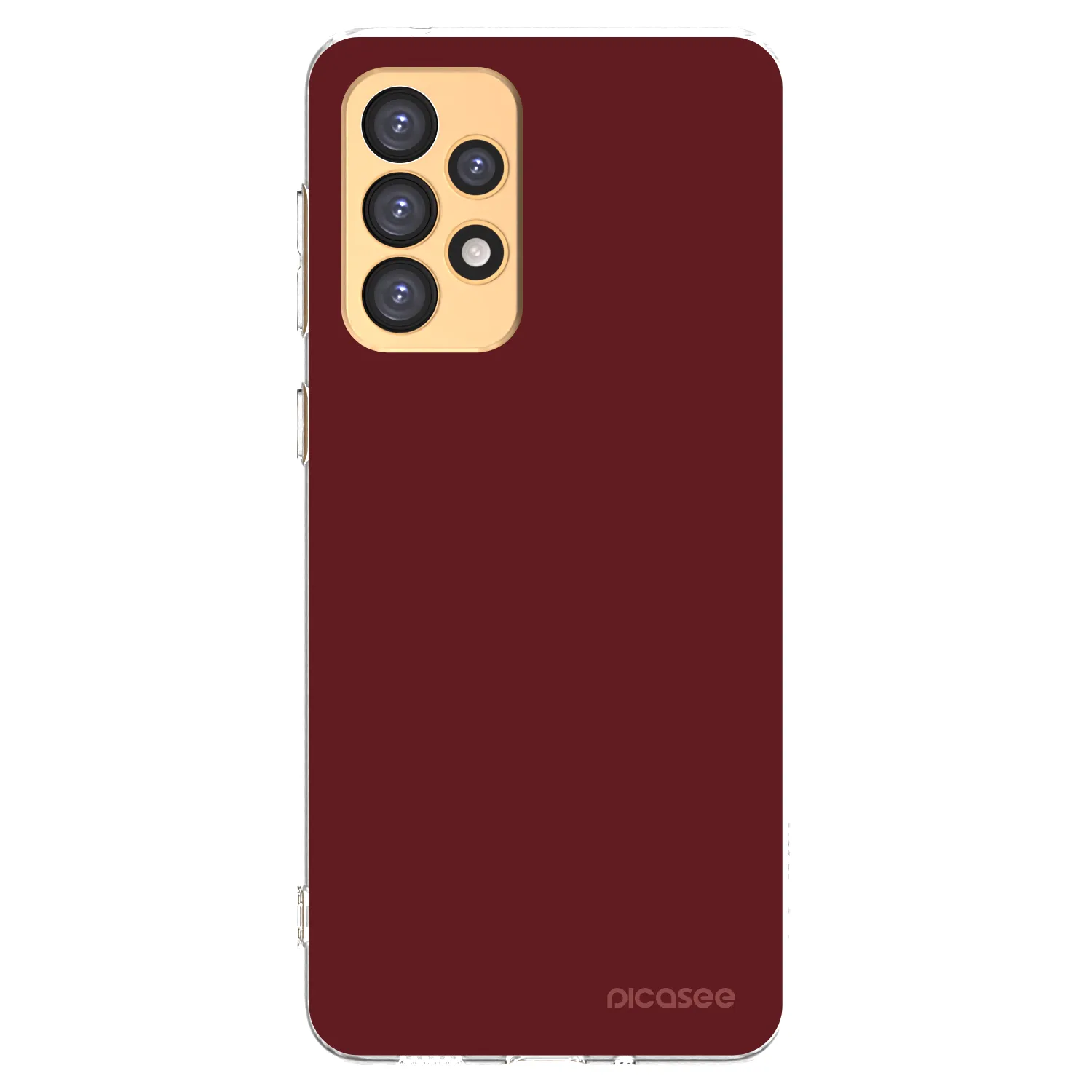 Picasee átlátszó szilikon tok az alábbi mobiltelefonokra Samsung Galaxy A33 5G A336 - Red Bliss