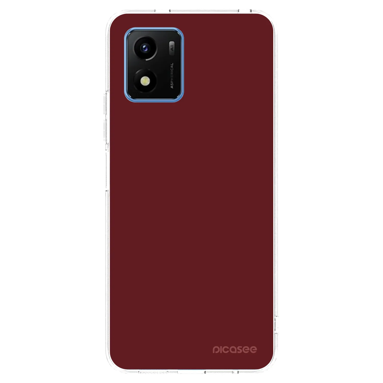 Picasee átlátszó szilikon tok az alábbi mobiltelefonokra Vivo Y01 - Red Bliss