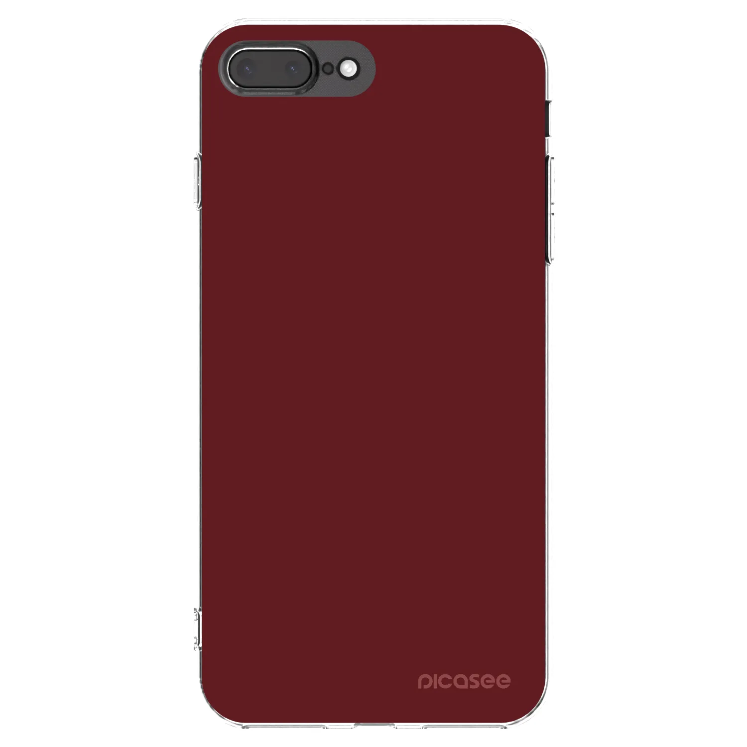 Picasee átlátszó szilikon tok az alábbi mobiltelefonokra Apple iPhone 8 Plus - Red Bliss