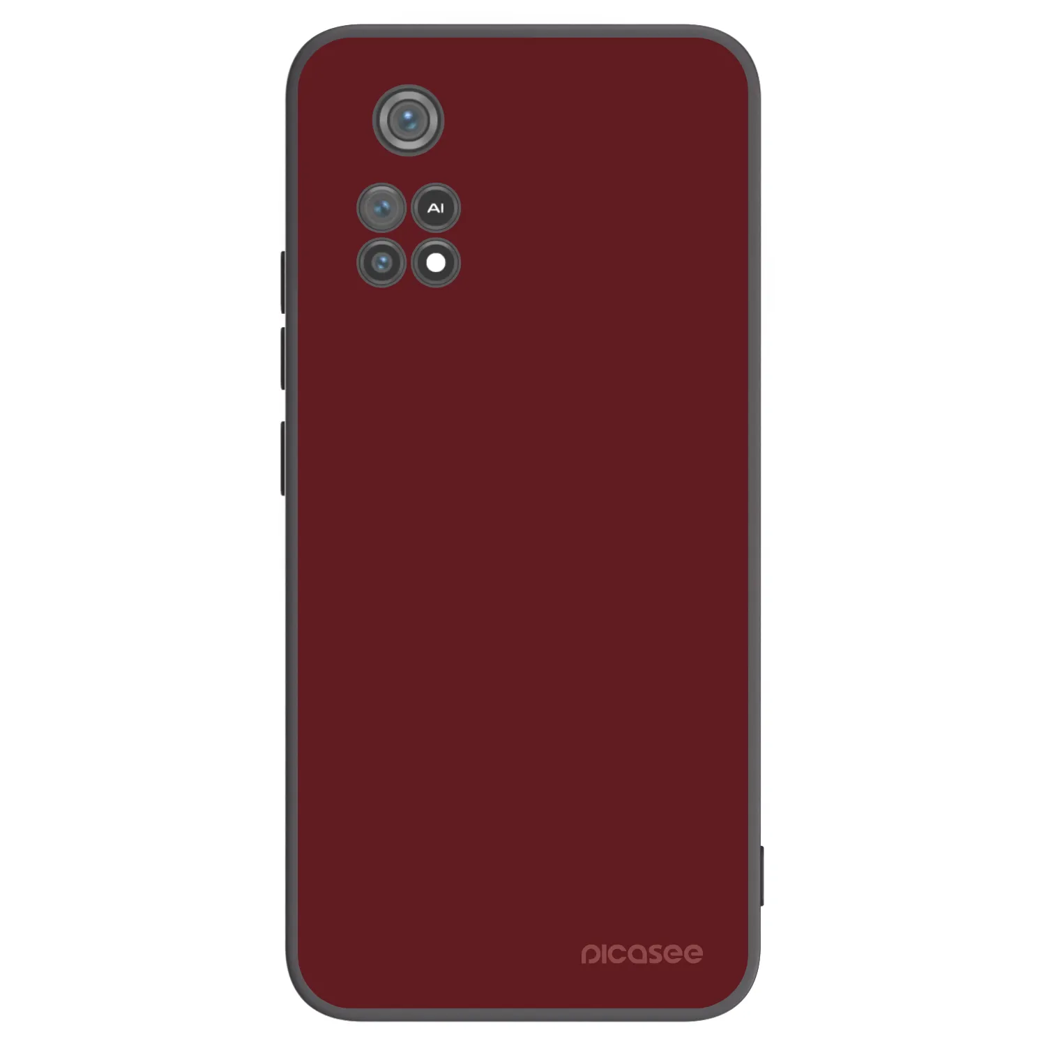 Picasee fekete szilikon tok az alábbi mobiltelefonokra Xiaomi Poco M4 Pro - Red Bliss