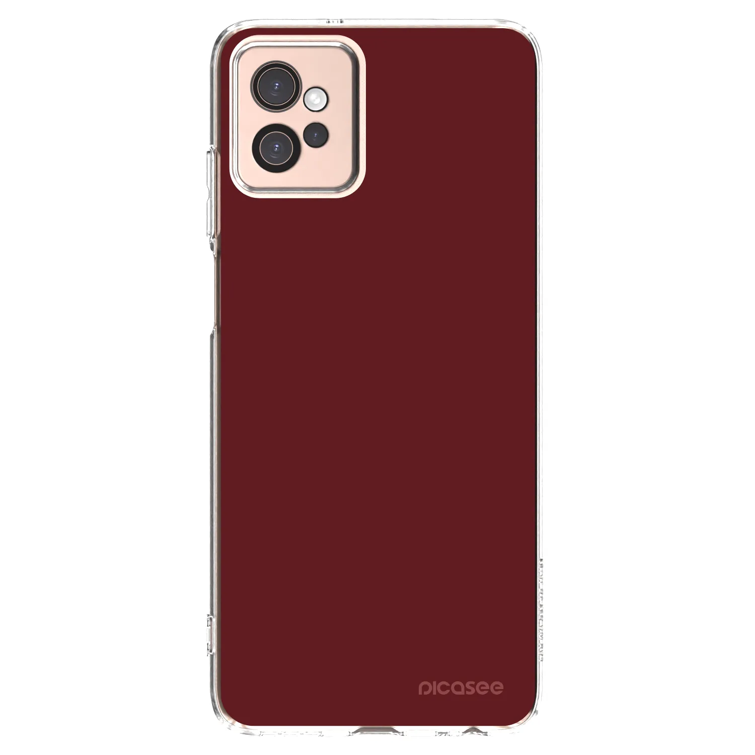 Picasee átlátszó szilikon tok az alábbi mobiltelefonokra Motorola Moto G32 - Red Bliss