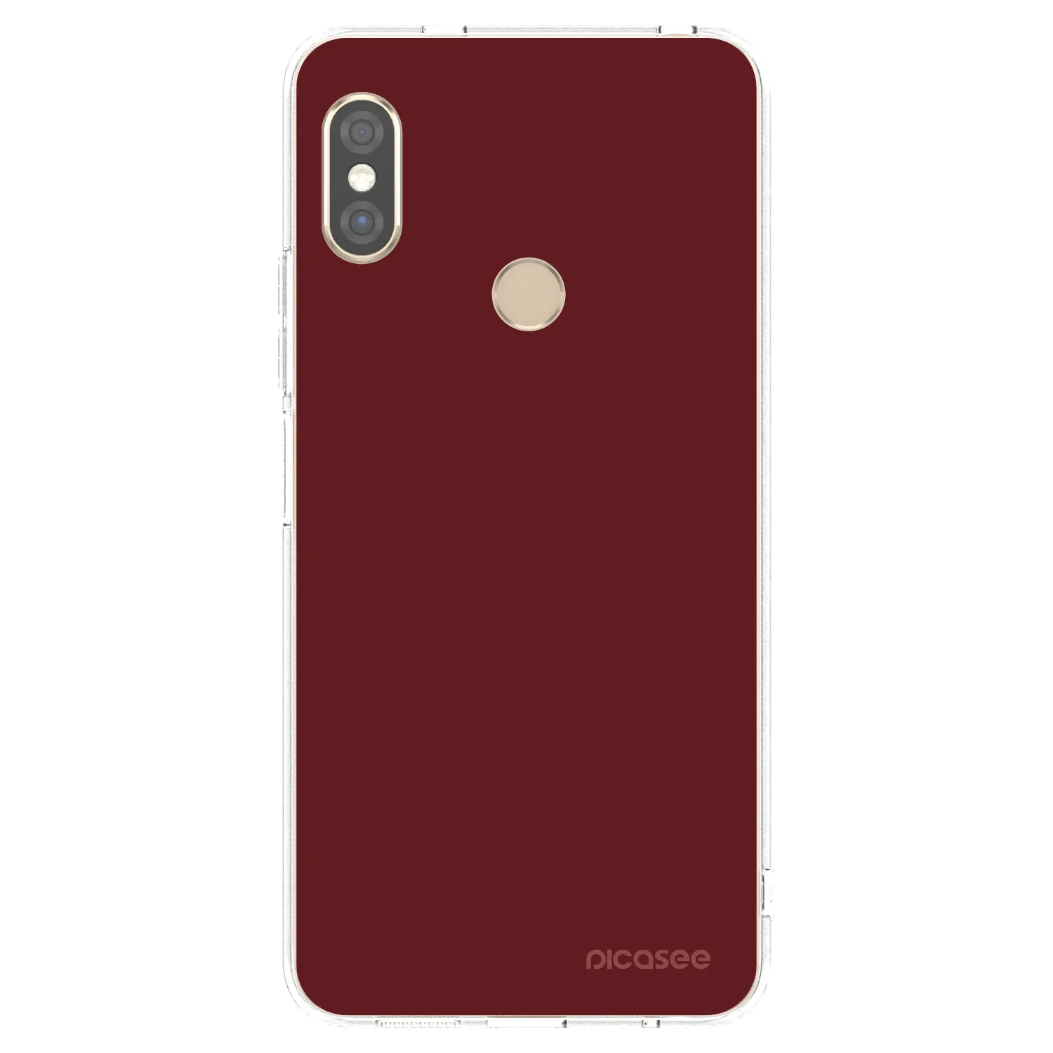 Picasee átlátszó szilikon tok az alábbi mobiltelefonokra Xiaomi Redmi Note 5 Global - Red Bliss