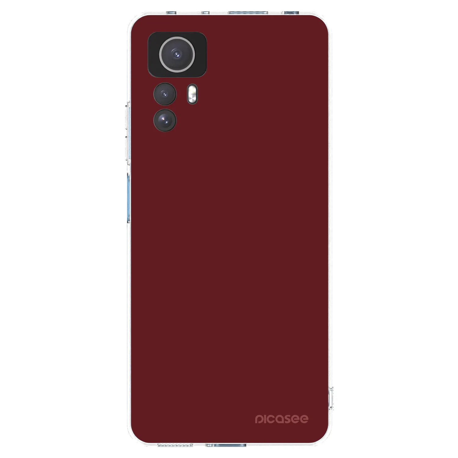 Picasee átlátszó szilikon tok az alábbi mobiltelefonokra Xiaomi Redmi Note 12S - Red Bliss