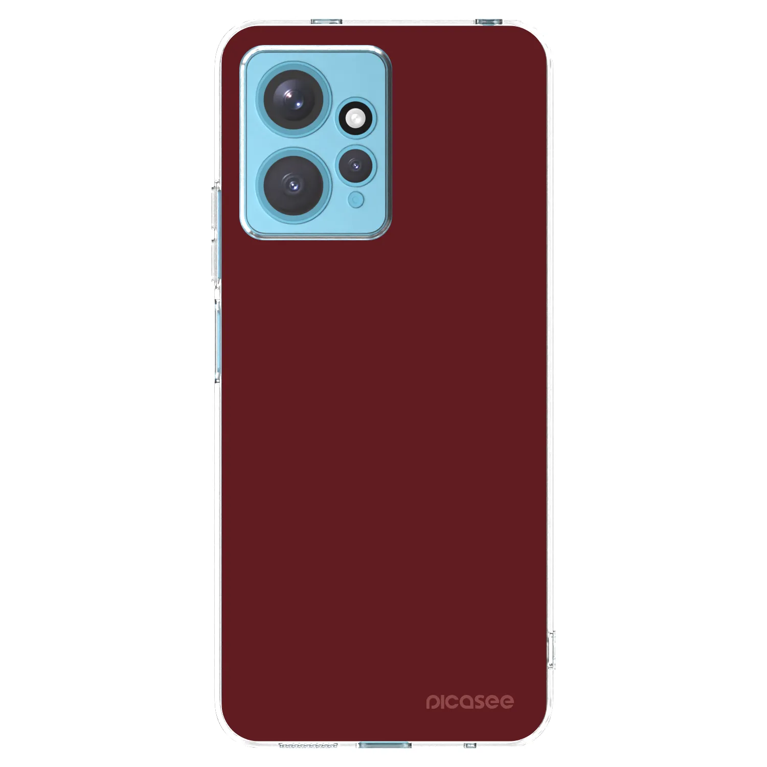 Picasee átlátszó szilikon tok az alábbi mobiltelefonokra Xiaomi Redmi Note 12 4G - Red Bliss