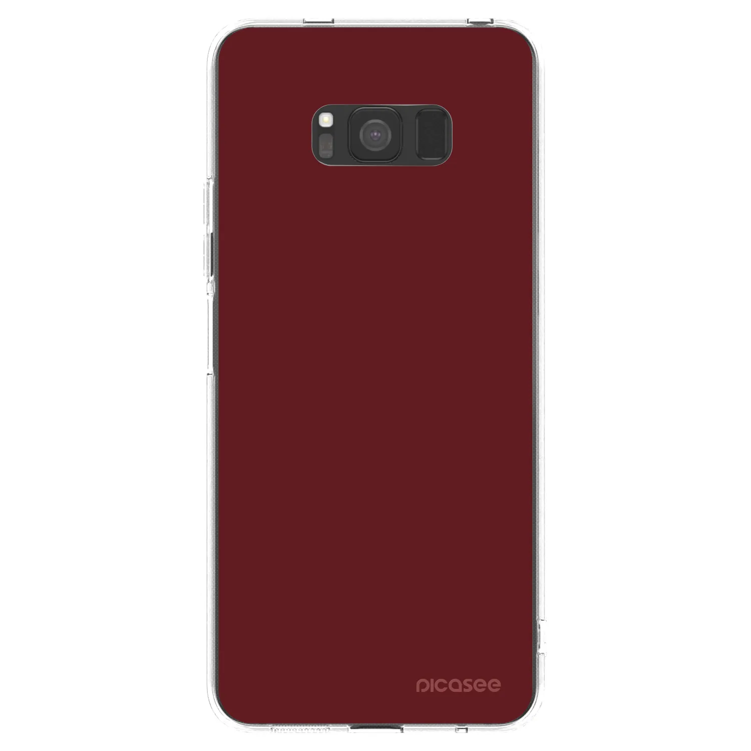 Picasee átlátszó szilikon tok az alábbi mobiltelefonokra Samsung Galaxy S8 G950F - Red Bliss