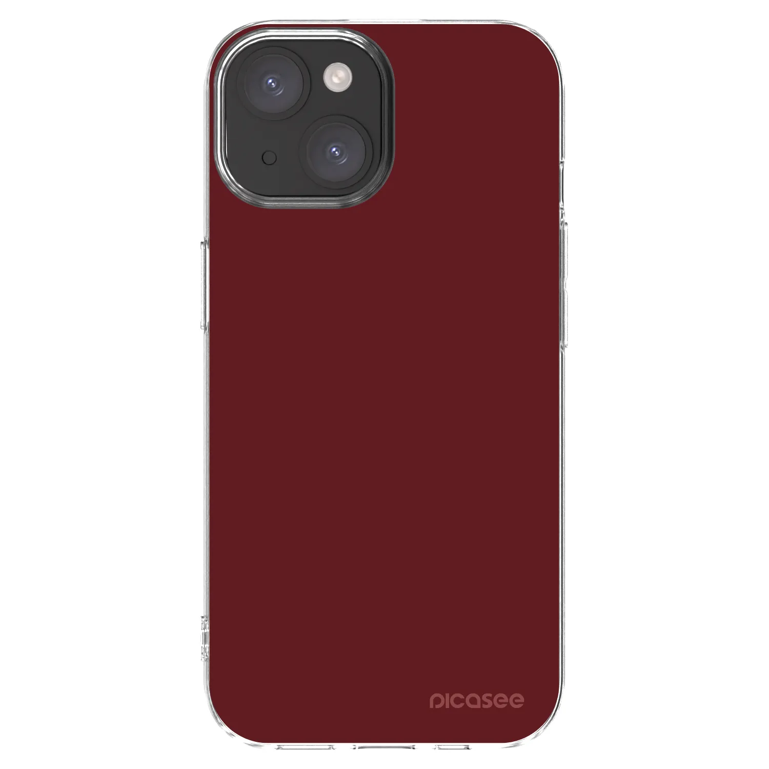 Picasee átlátszó szilikon tok az alábbi mobiltelefonokra Apple iPhone 15 - Red Bliss