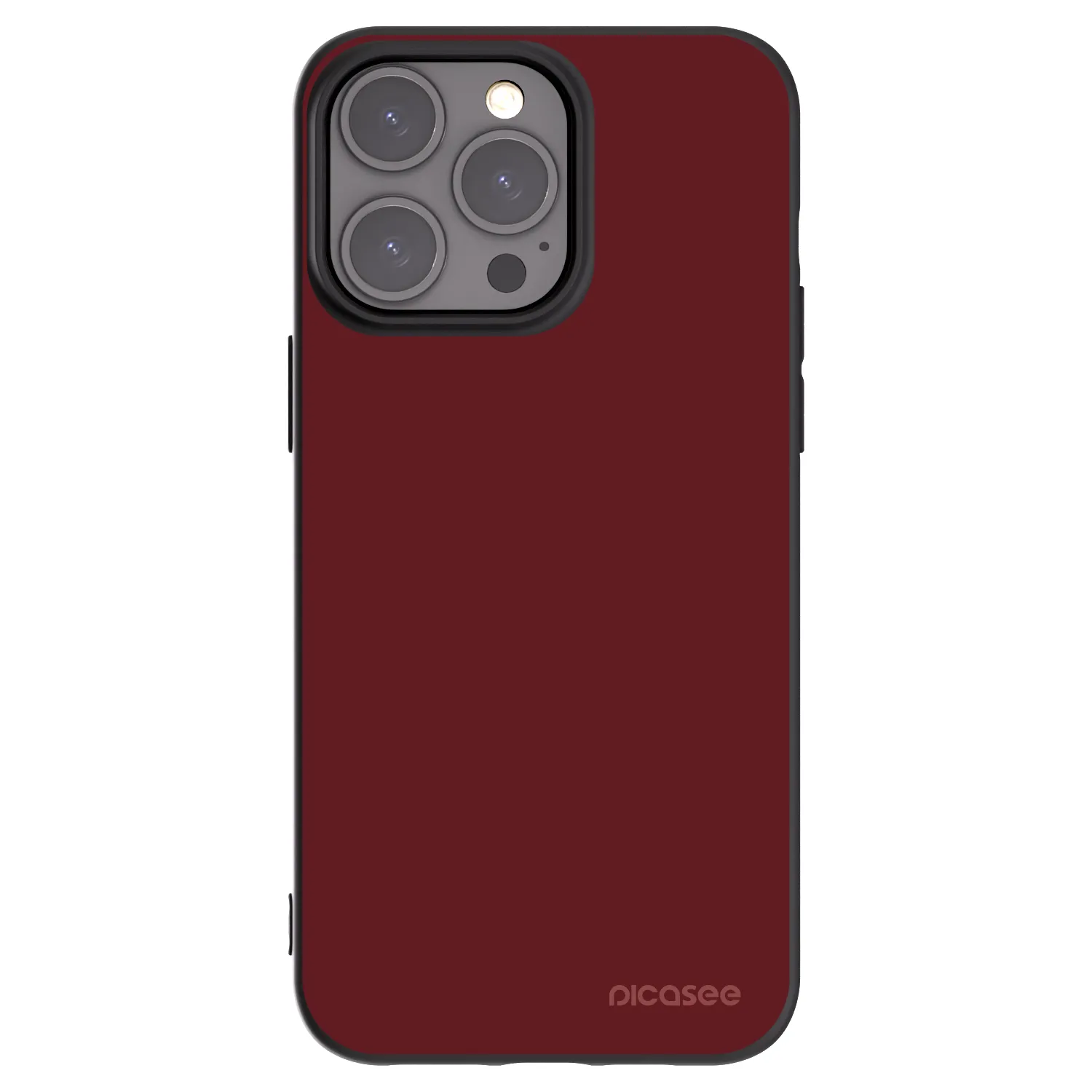 Picasee fekete szilikon tok az alábbi mobiltelefonokra Apple iPhone 15 Pro Max - Red Bliss
