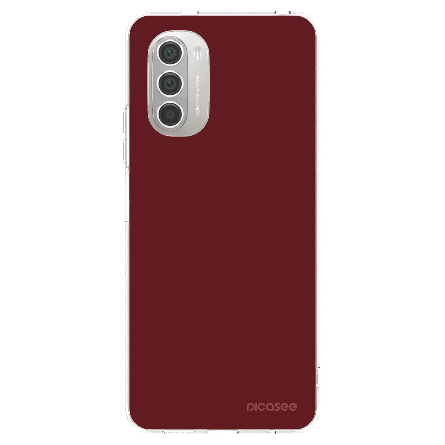 Picasee átlátszó szilikon tok az alábbi mobiltelefonokra Motorola Moto G51 - Red Bliss