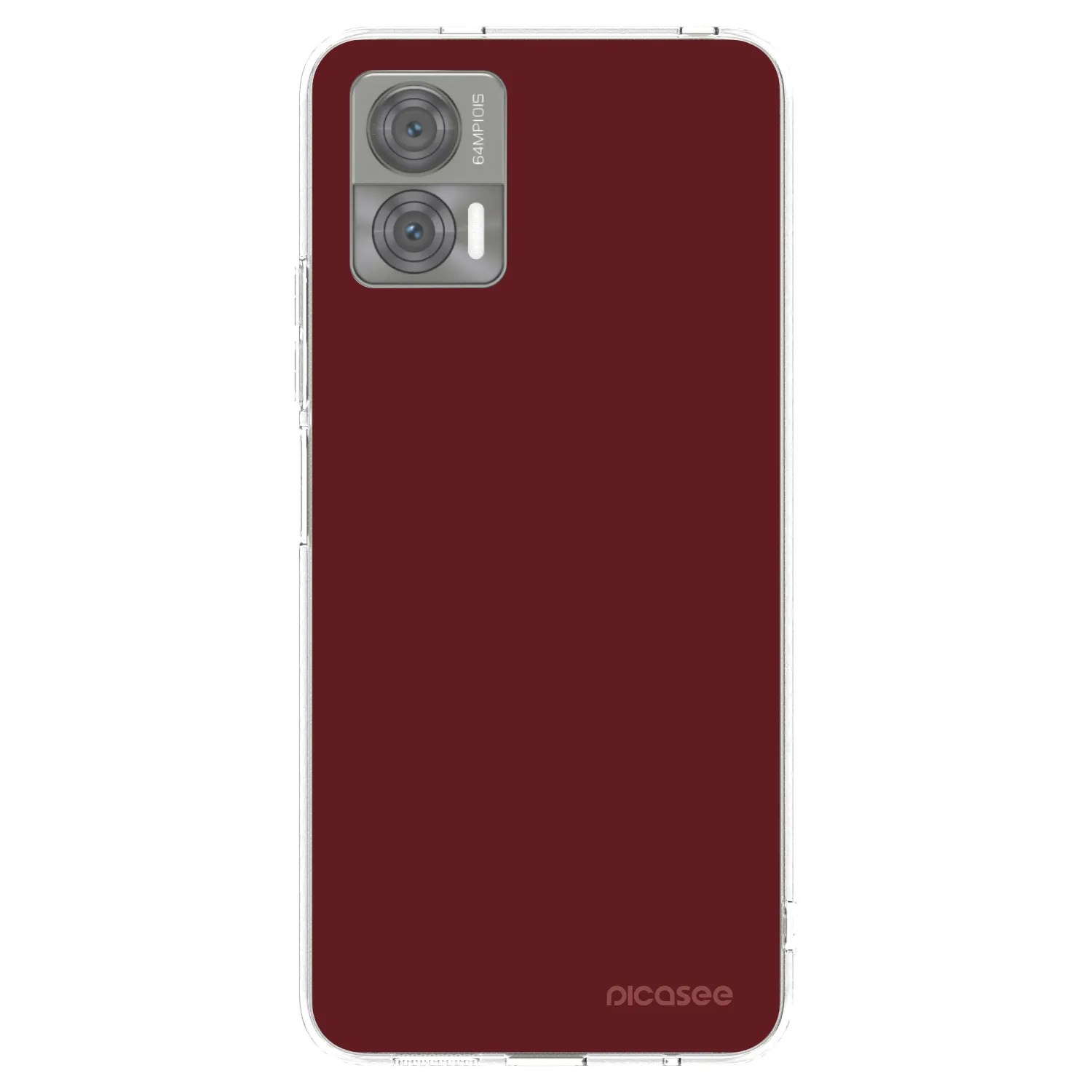 Picasee átlátszó szilikon tok az alábbi mobiltelefonokra Motorola Edge 30 Neo - Red Bliss