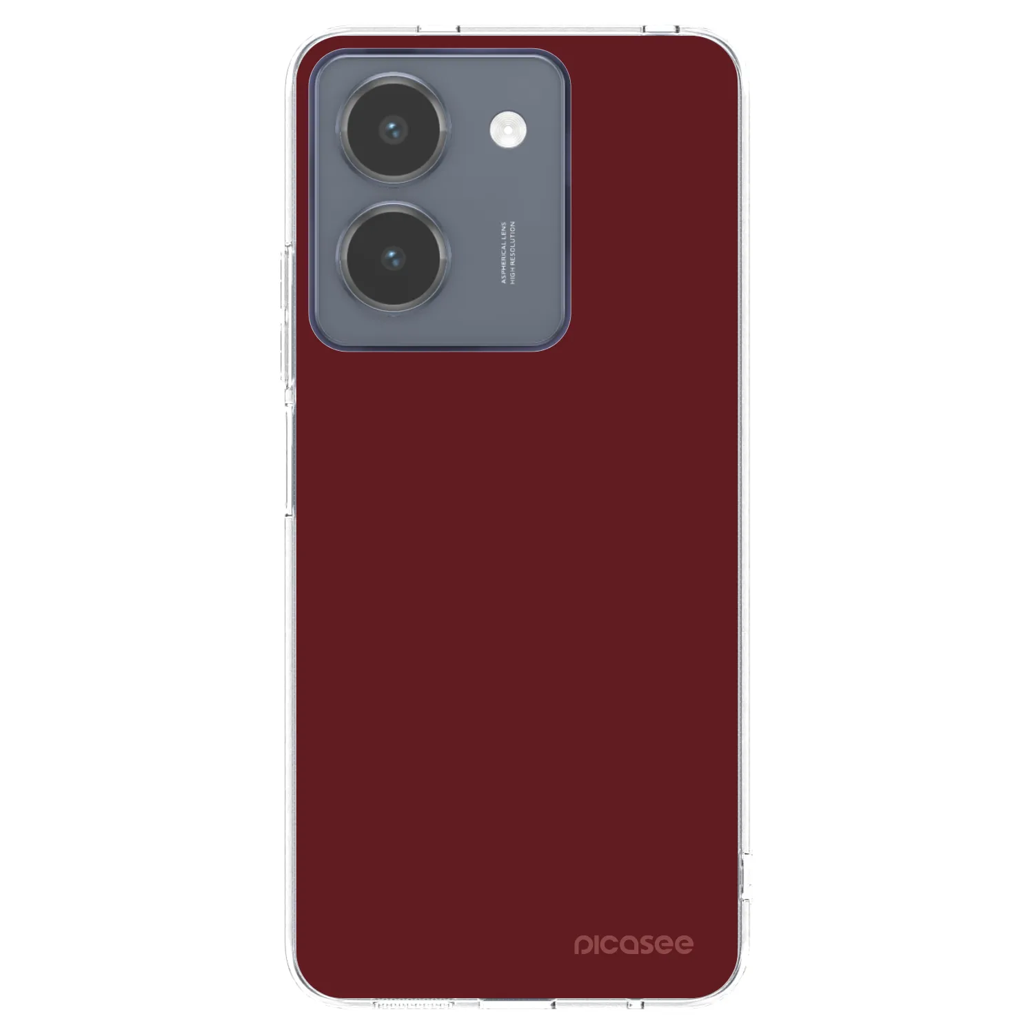 Picasee átlátszó szilikon tok az alábbi mobiltelefonokra Vivo Y36 4G - Red Bliss