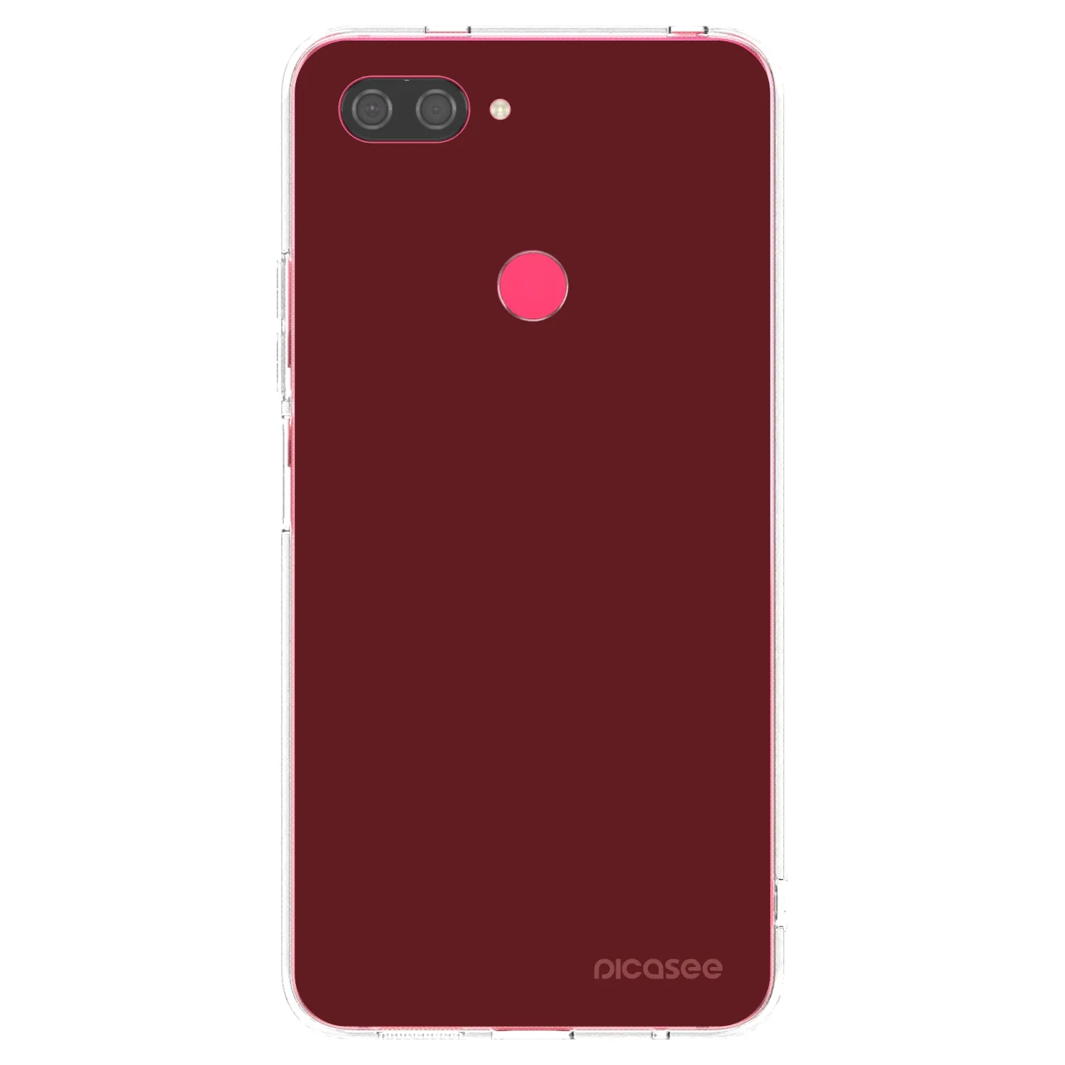 Picasee átlátszó szilikon tok az alábbi mobiltelefonokra Xiaomi Mi 8 Lite - Red Bliss