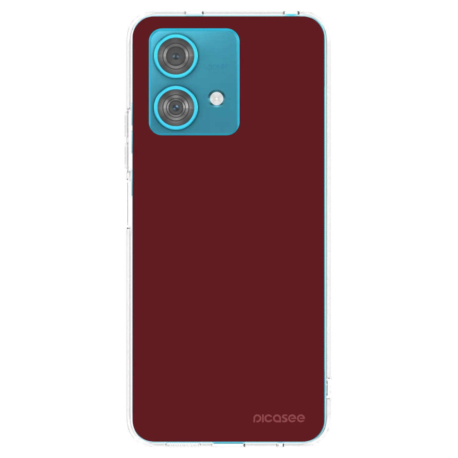 Picasee átlátszó szilikon tok az alábbi mobiltelefonokra Motorola Edge 40 Neo - Red Bliss